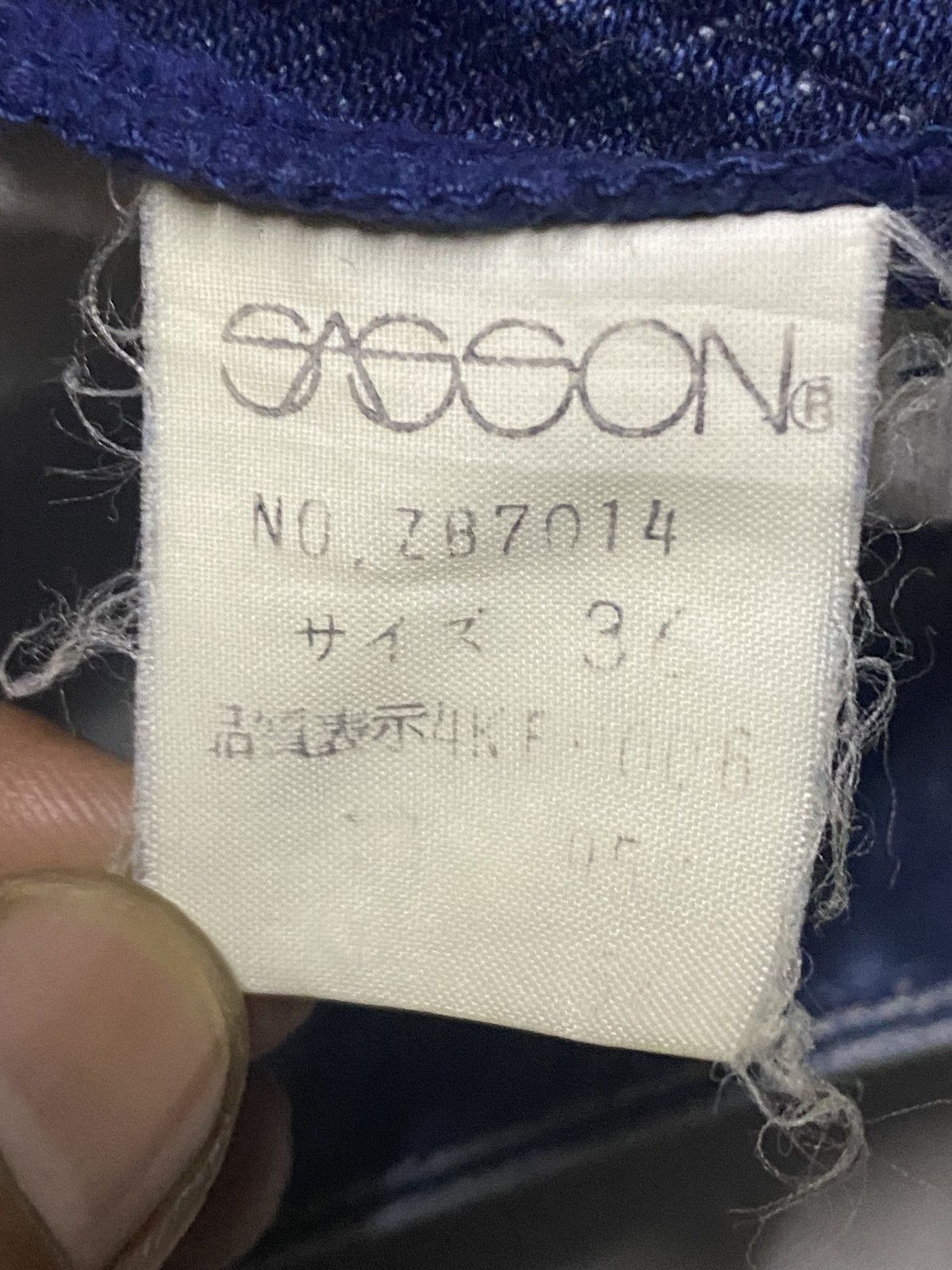 Japanese Brand Vintage American/Japanese Sasson Blue Wash Baggy Jeans Size US 34 / EU 50 - 15 Thumbnail