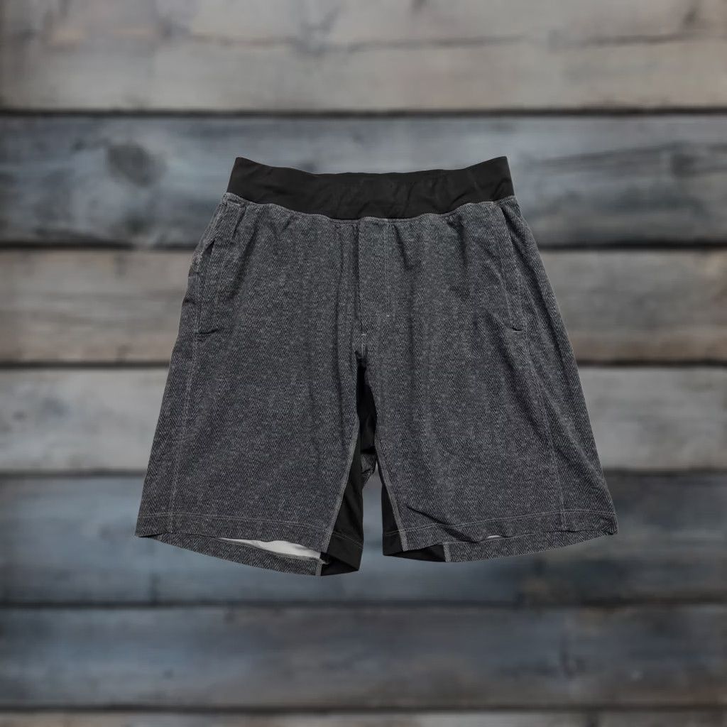 Lululemon Lululemon Gray Performance Stretch Running Athletic Comfort Short Mens M Size US 28 / EU 44 - 1 Thumbnail