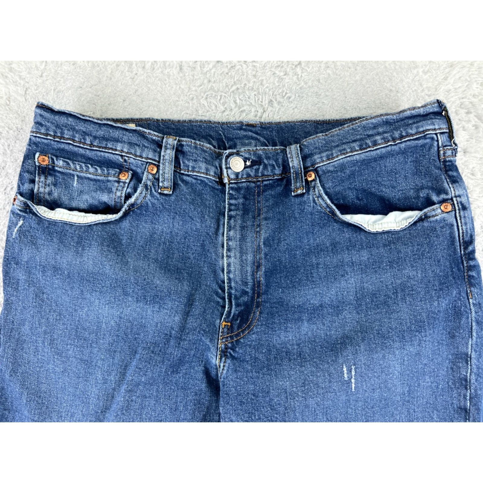 Levi's Levis 511 Jeans Adult 36 Blue Denim Cotton Blend Premium 34x30 Regular Style Straight 5-Pocket Design Mens Cotton Size US 36 / EU 52 - 4 Thumbnail