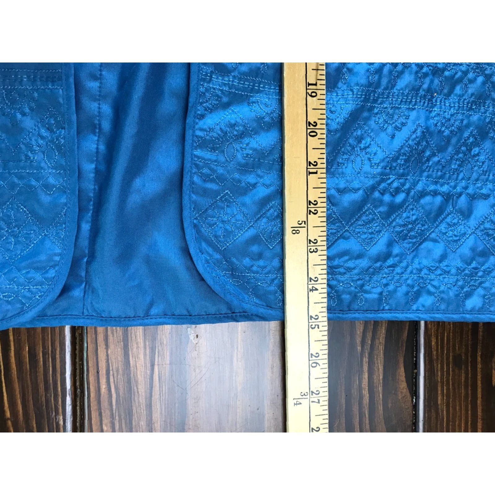 Vintage Alfred Dunner Sweater Womens 18P Petite Blue Open Cardigan Light Jacket Cardigan Open Fall Winter Spring Casual Travel Womens Size XXL / US 16-18 / IT 52-54 - 4 Thumbnail