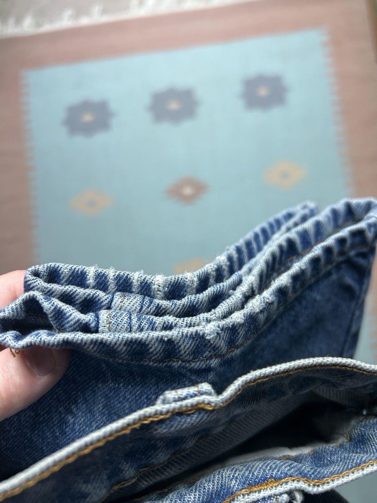 Vintage Vtg 80s Levis 519 0217 jeans orange tab faded straight 34x29 Size US 34 / EU 50 - 11 Thumbnail