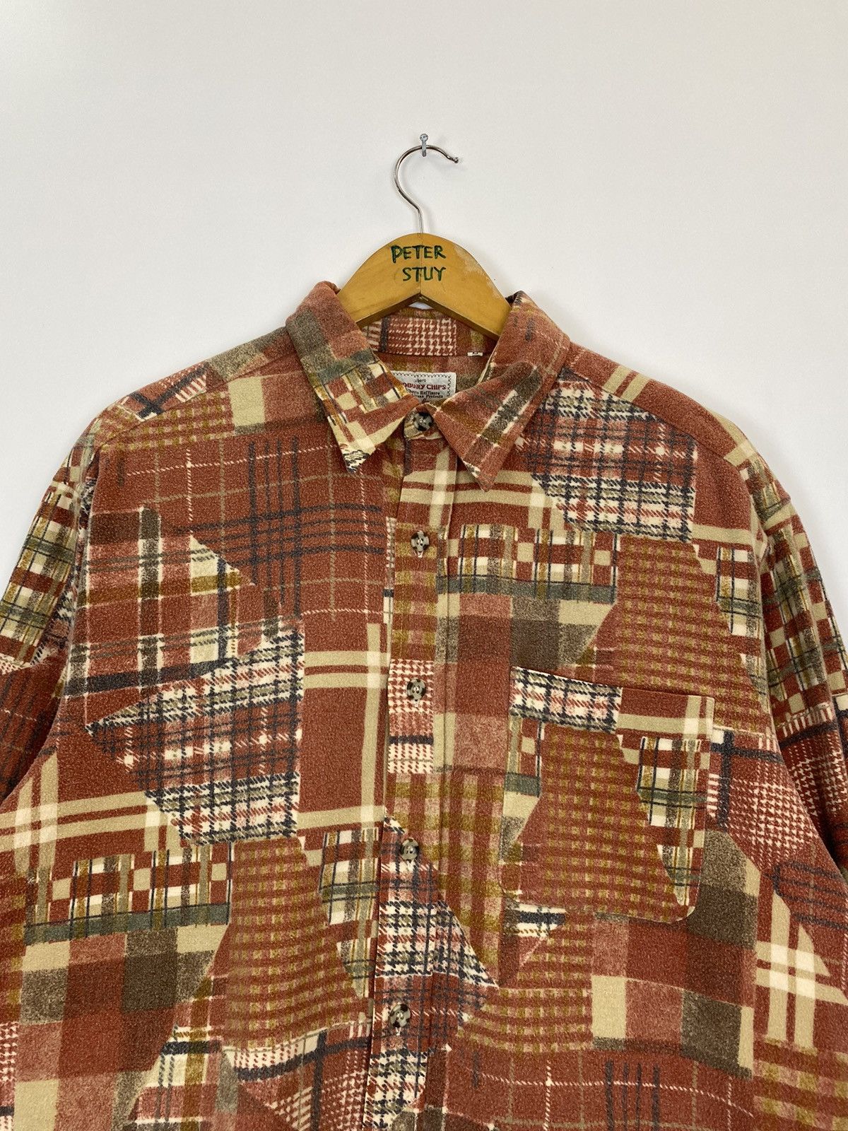 Flannel × Japanese Brand × Vintage Vintage Sudbury Chips Button Shirt Size US L / EU 52-54 / 3 - 5 Thumbnail