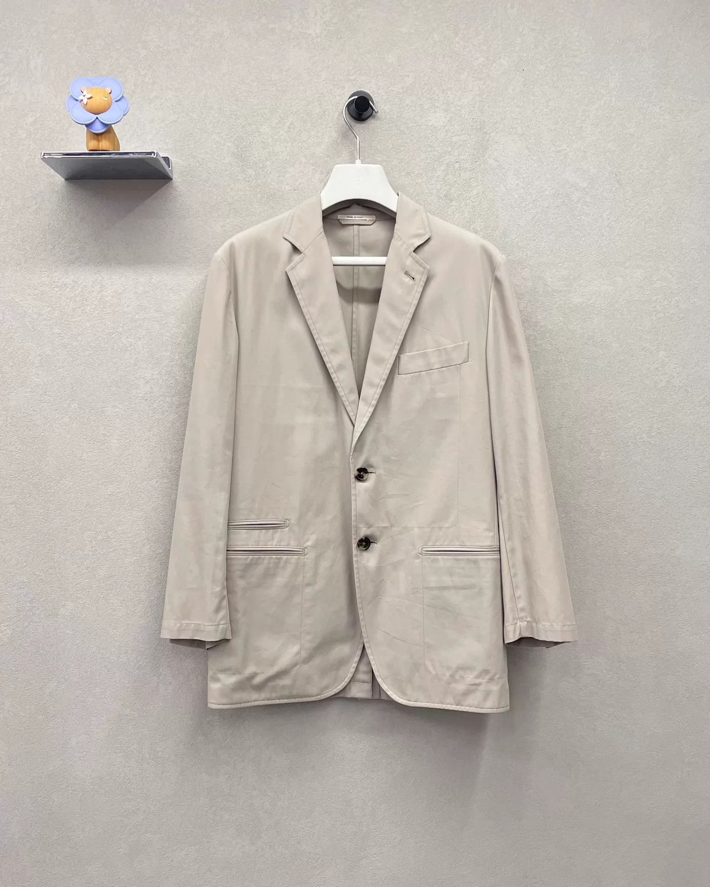 Hermes Gray Single-Breasted Light Jacket Blazer Size US M / EU 48-50 / 2 - 1 Thumbnail