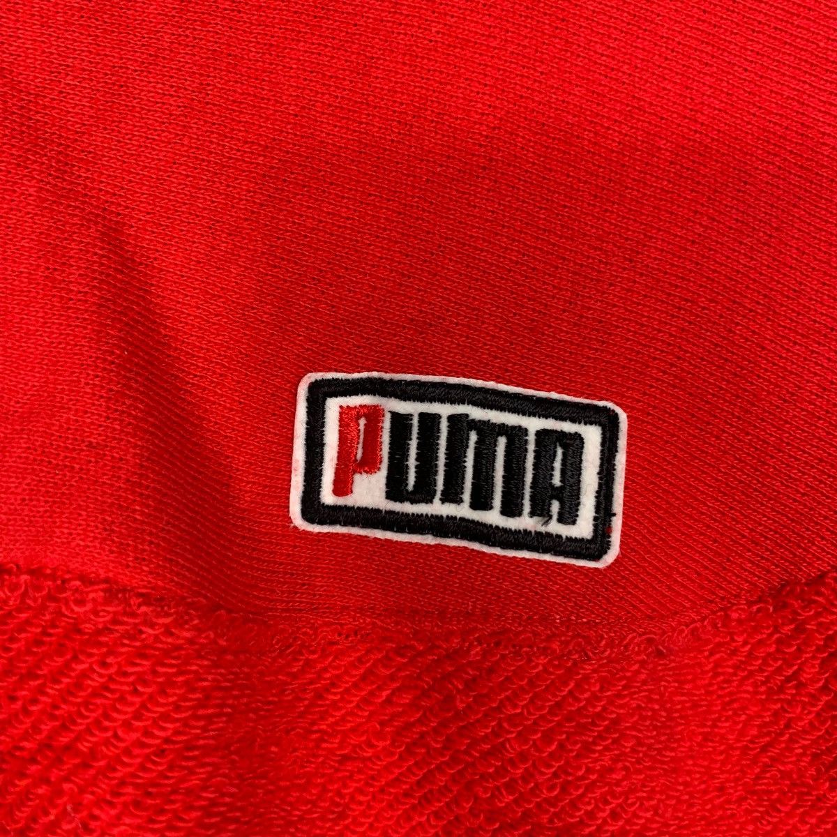 Puma Vintage 90’s PUMA Half Button Red Sweatshirt #2387-C107 Size US M / EU 48-50 / 2 - 11 Thumbnail