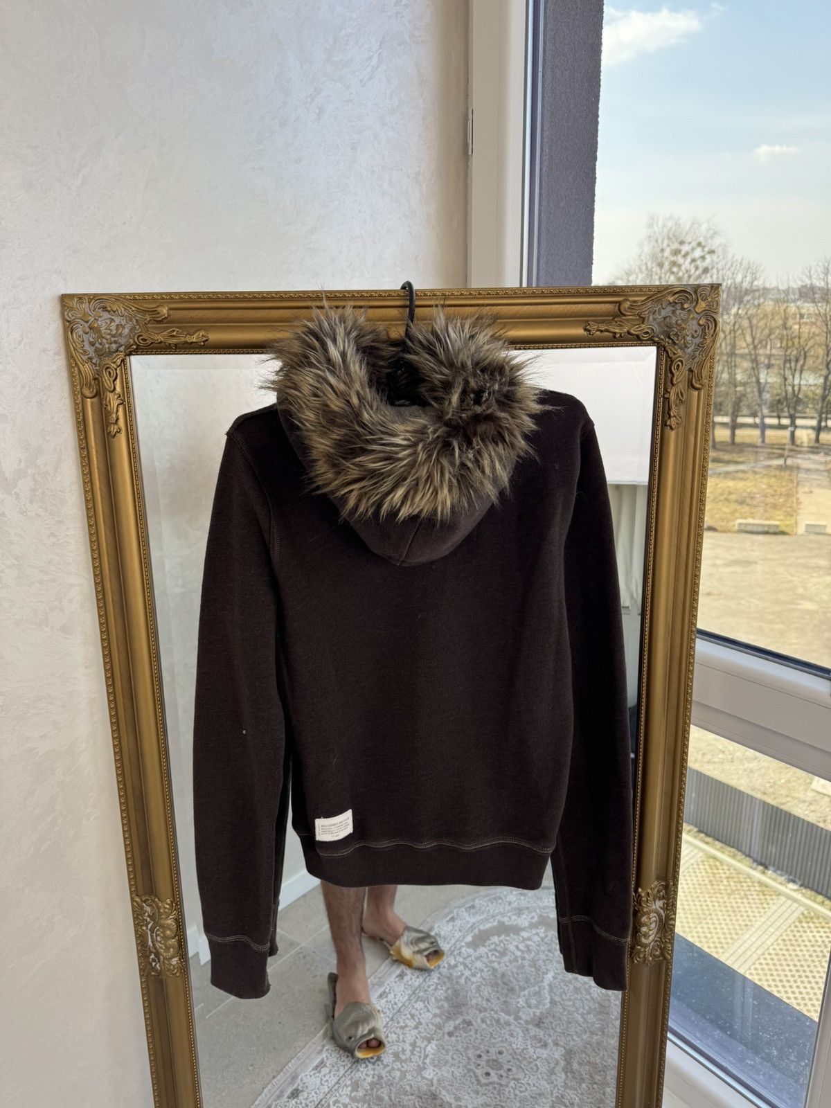 Abercrombie & Fitch Vtg Y2K If6was9 LGB Goa Vibe Abercrombie Fitch fur zip Hood Size S / US 4 / IT 40 - 5 Thumbnail