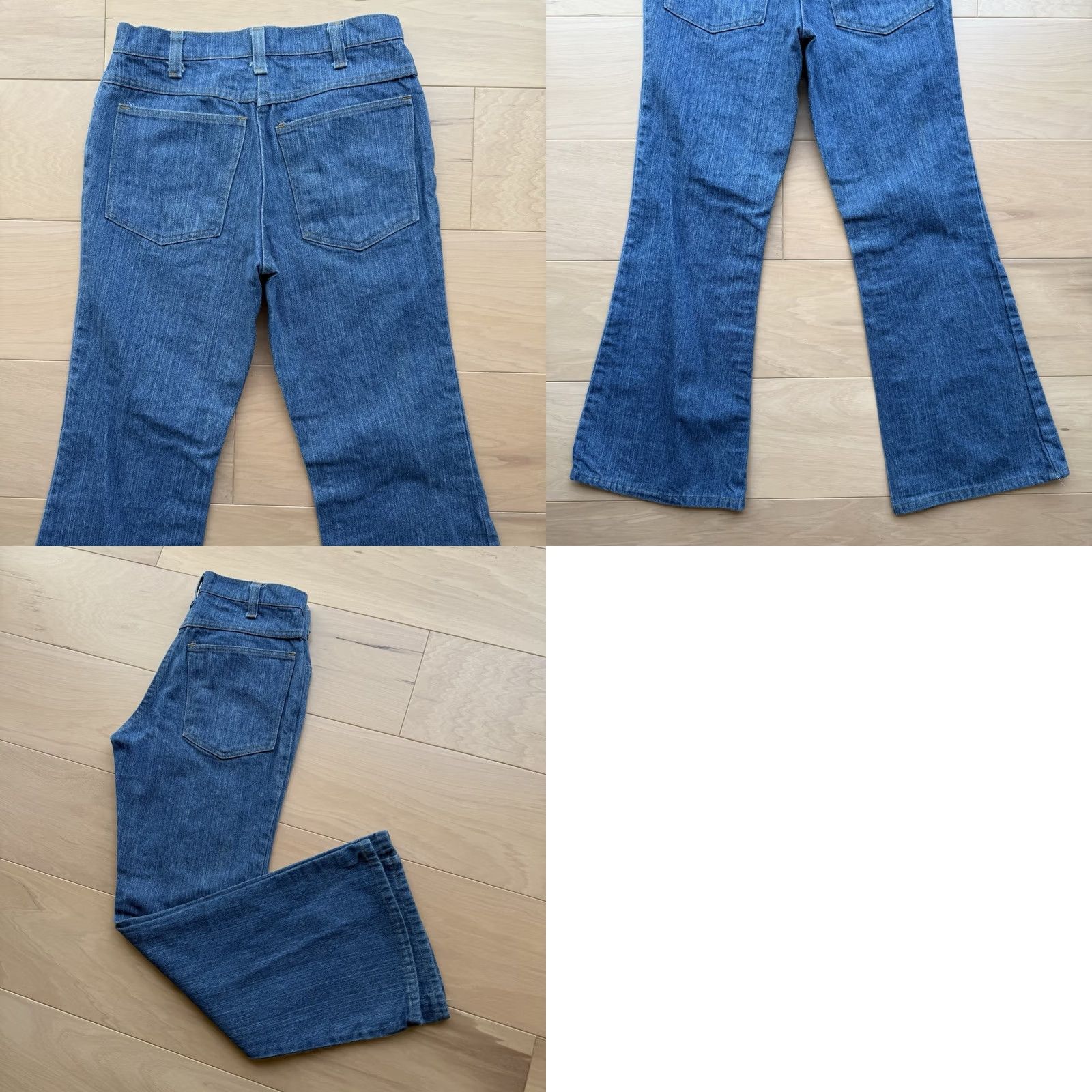 Vintage VINTAGE National Flare Jeans 28 Blue Medium Wash 80s Bell Bottoms Women Medium Wash Blue Denim Bell Bottoms 80s USA")) Size 30" / US 8 / IT 44 - 8 Thumbnail