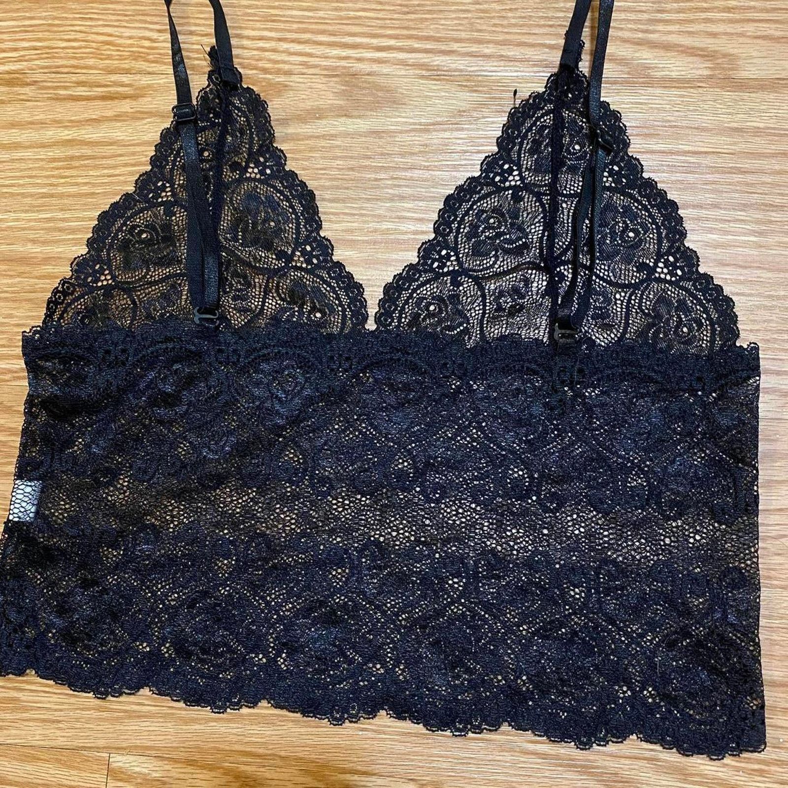 Other Black lace bralette with adjustable Size M / US 6-8 / IT 42-44 - 3 Thumbnail