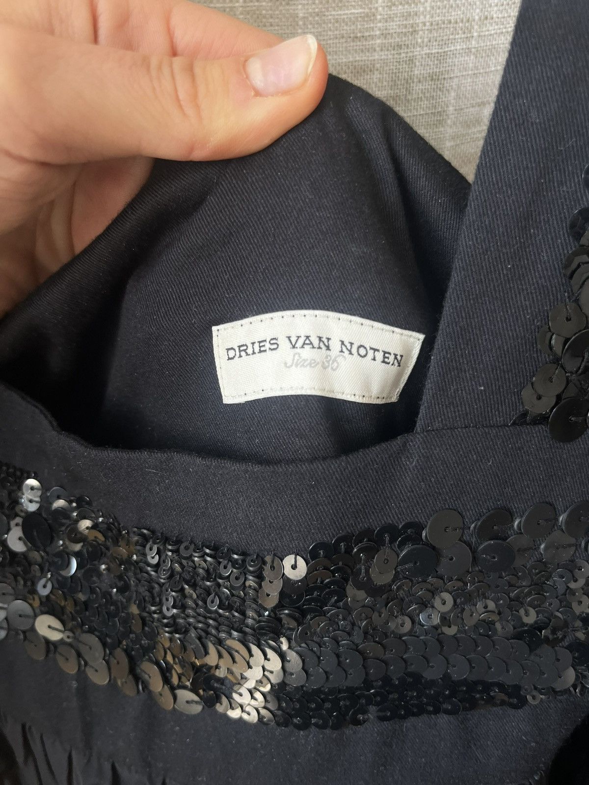 Dries Van Noten Dries van Noten Dress with Sequin detail Size S / US 4 / IT 40 - 7 Thumbnail