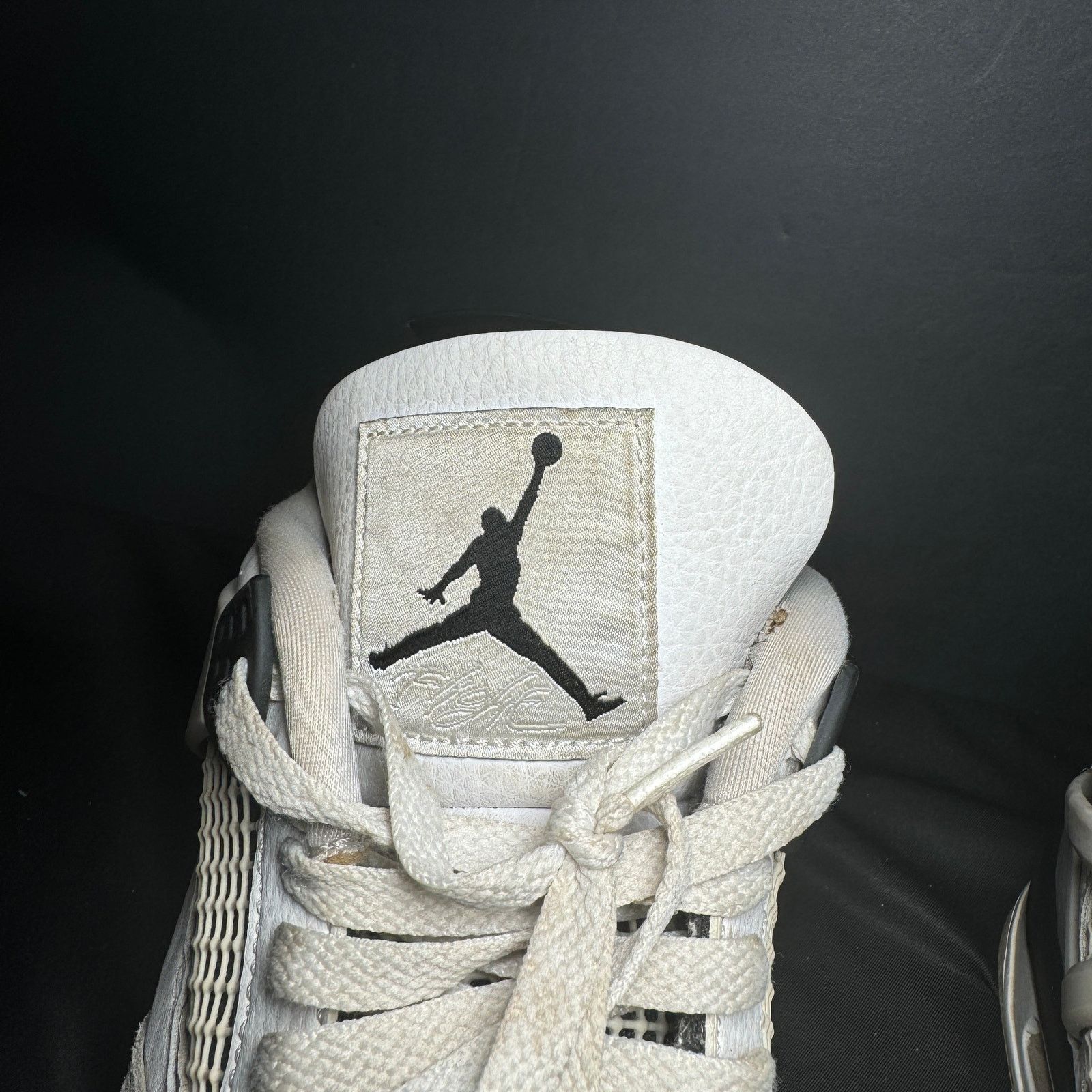 Jordan Brand × Nike Size 9.5 Nike Air Jordan 4 Retro Military Black Men's Shoes Size US 9.5 / EU 42-43 - 5 Thumbnail