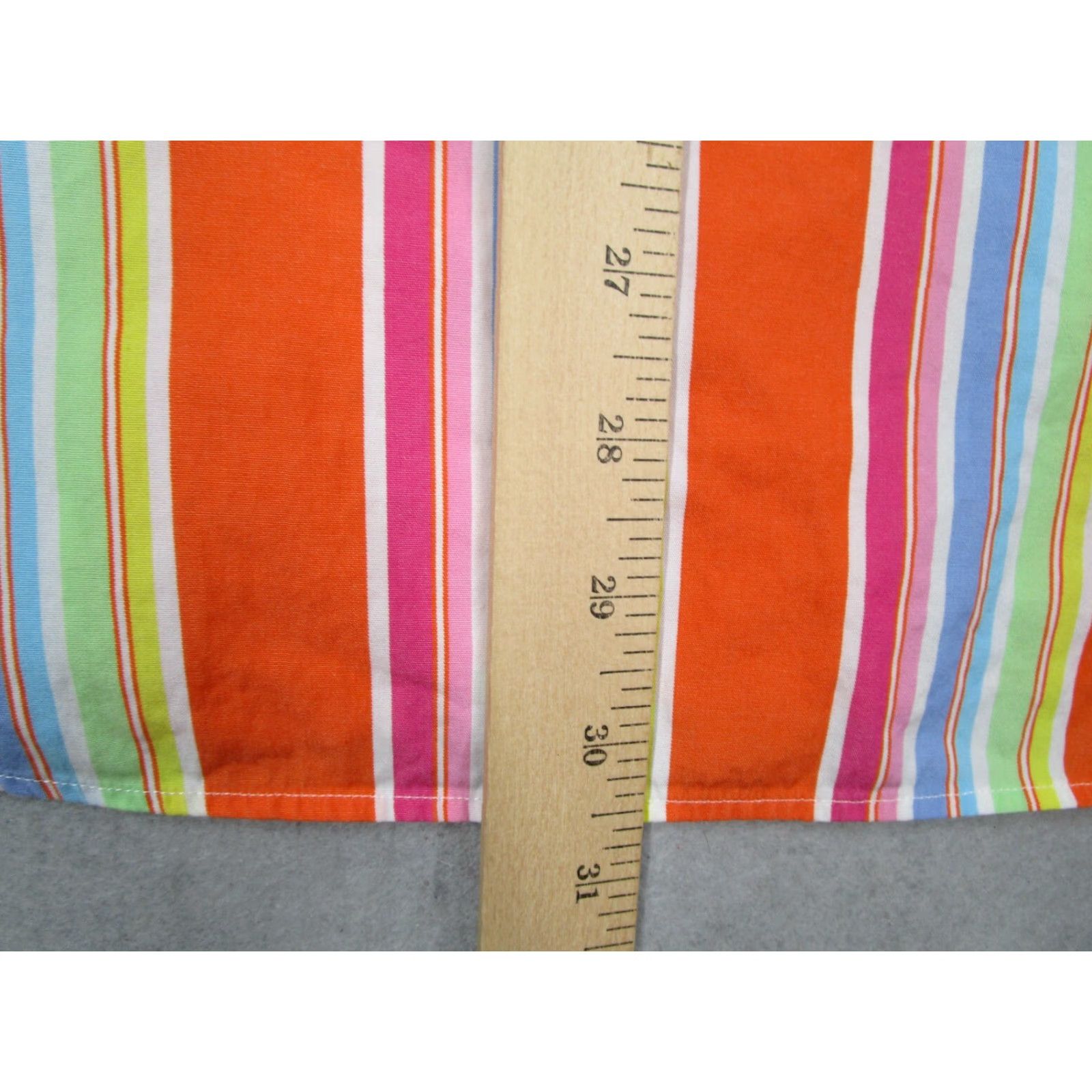 Polo Ralph Lauren VINTAGE Polo Ralph Lauren Dress Shirt Mens 16 Large Orange Button Up Regent Shirt Mens Large Orange Striped 100% Cotton Size 42R - 6 Thumbnail