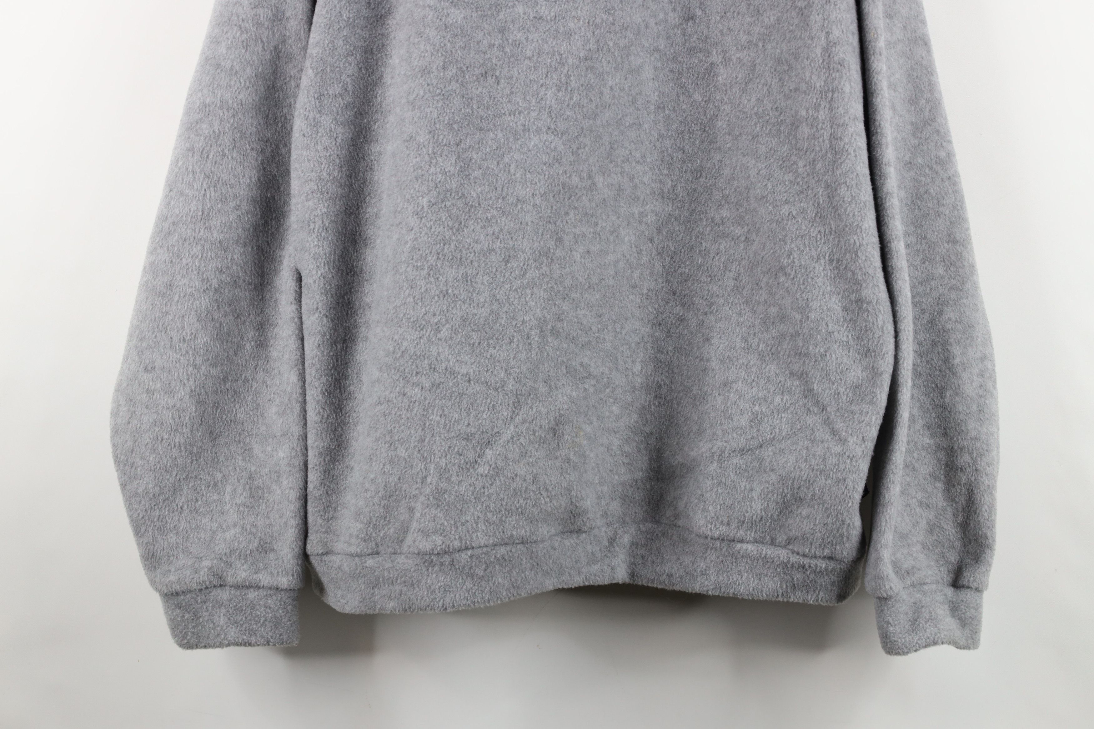 Vintage Vintage 90s Streetwear Fleece Crewneck Sweater Heather Gray Size US XL / EU 56 / 4 - 3 Thumbnail
