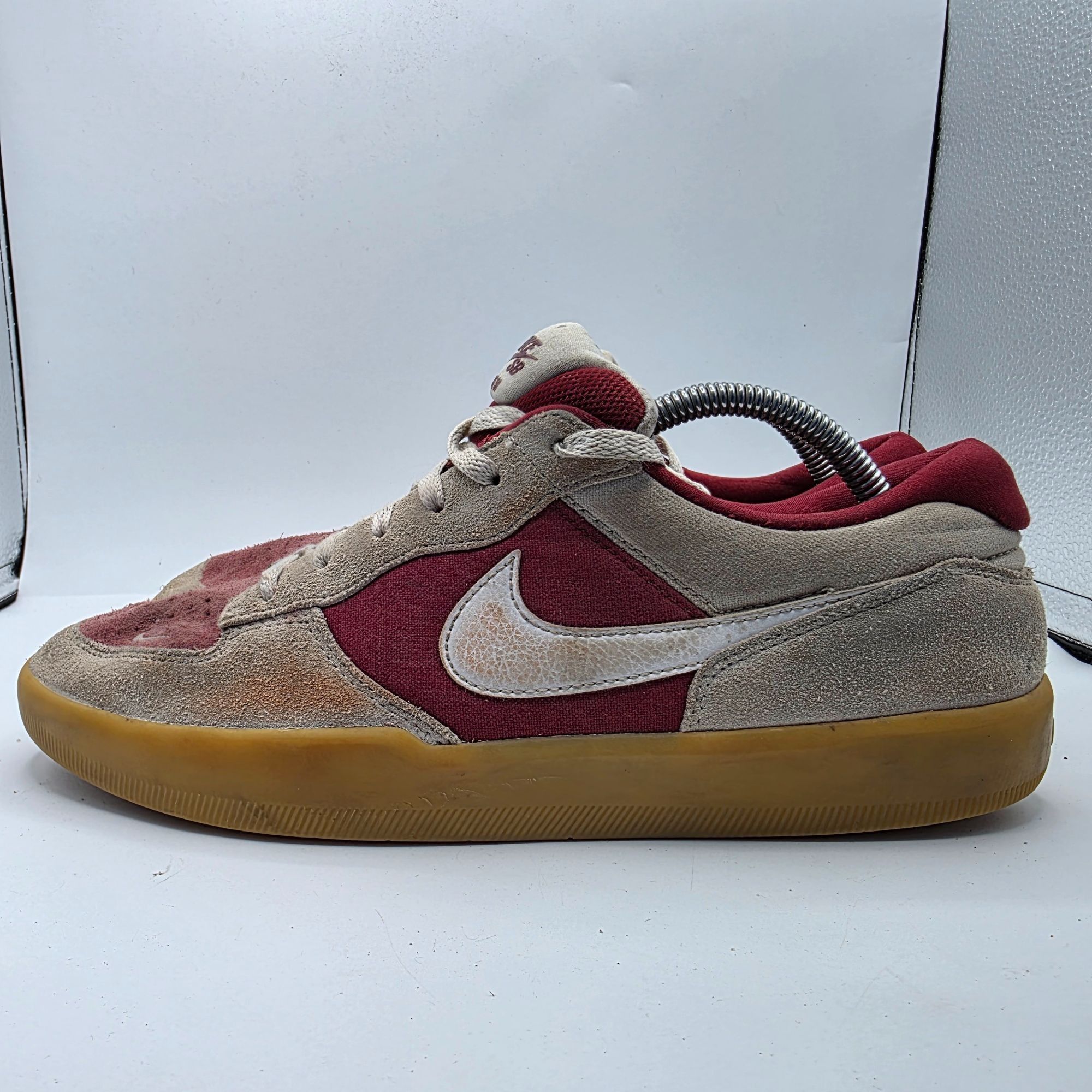 Nike Nike SB Force 58 Mens Size 10.5 Team Red Summit White Sneake Size US 10.5 / EU 43-44 - 13 Thumbnail