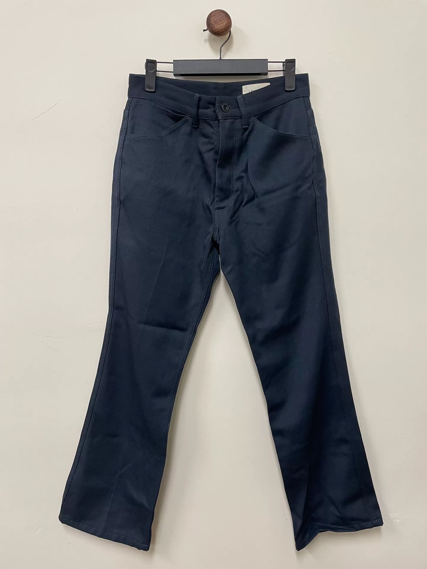 Lemaire Lemaire 19AW Dark Blue Wool Flared Trousers Size US 30 / EU 46 - 1 Thumbnail