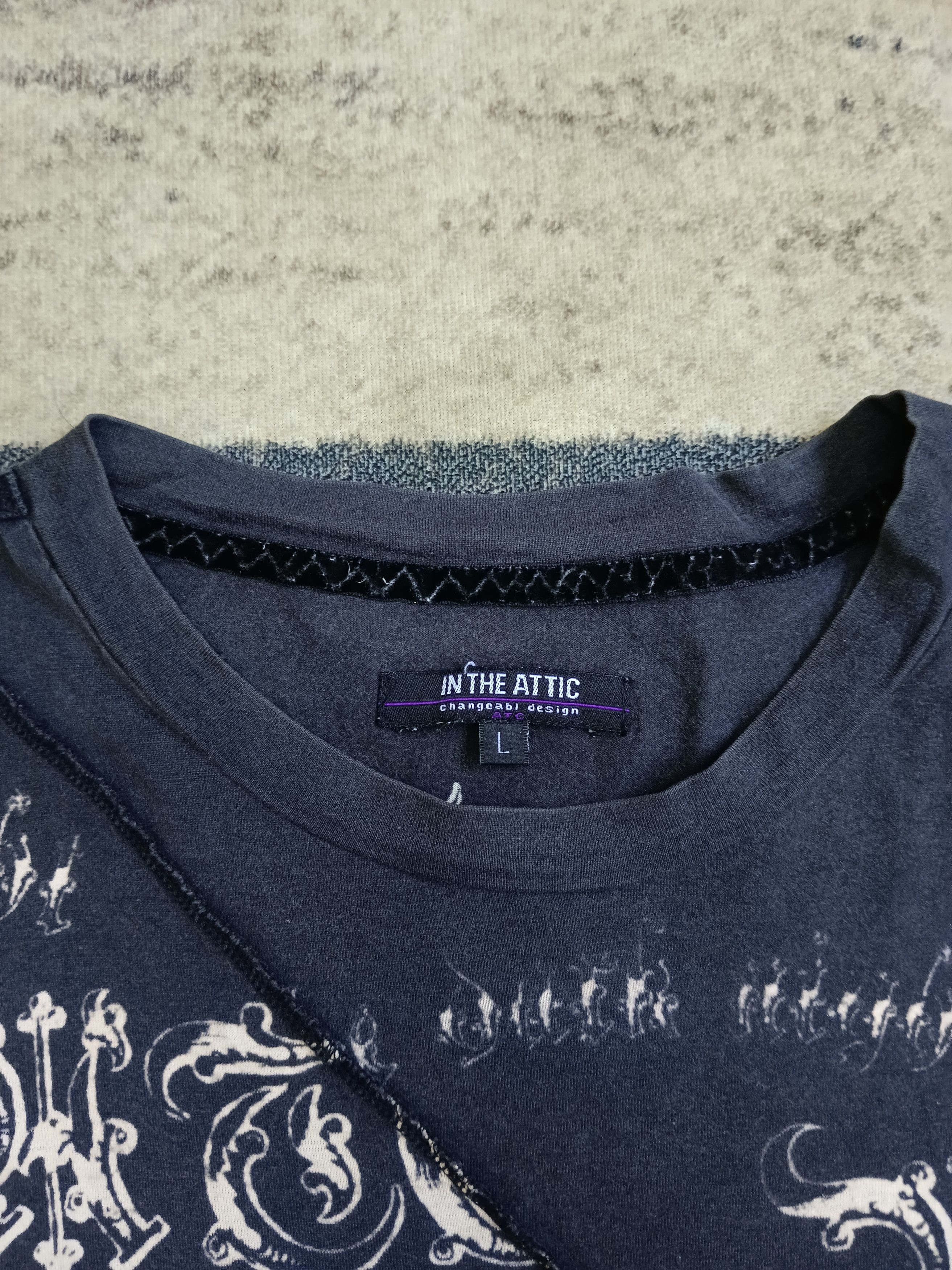 In The Attic SICK IN THE ATTIC RECONSTRUCTED FULLPRINT T SHIRT Size US M / EU 48-50 / 2 - 8 Thumbnail