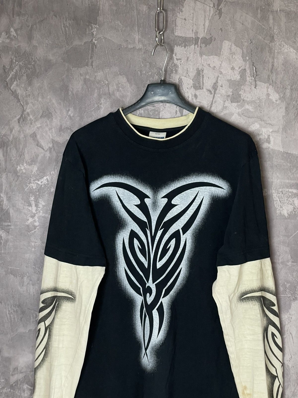 Affliction Y2K Tribal Streetwear Archival Long sleeve tee Size US M / EU 48-50 / 2 - 2 Thumbnail