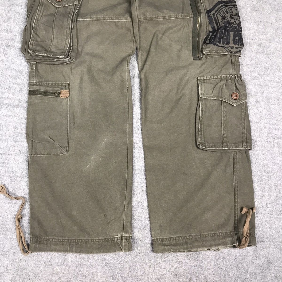 Japanese Brand × Vintage CARGO CREATOR CARGO POCKET TACTICAL BAGGY PANTS Size US 30 / EU 46 - 2 Thumbnail