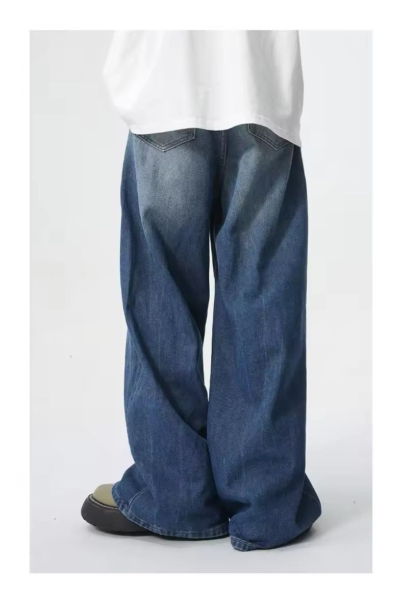 Japanese Brand × Jean Straight Loose Wide Leg Denim Pant Size US 30 / EU 46 - 4 Thumbnail