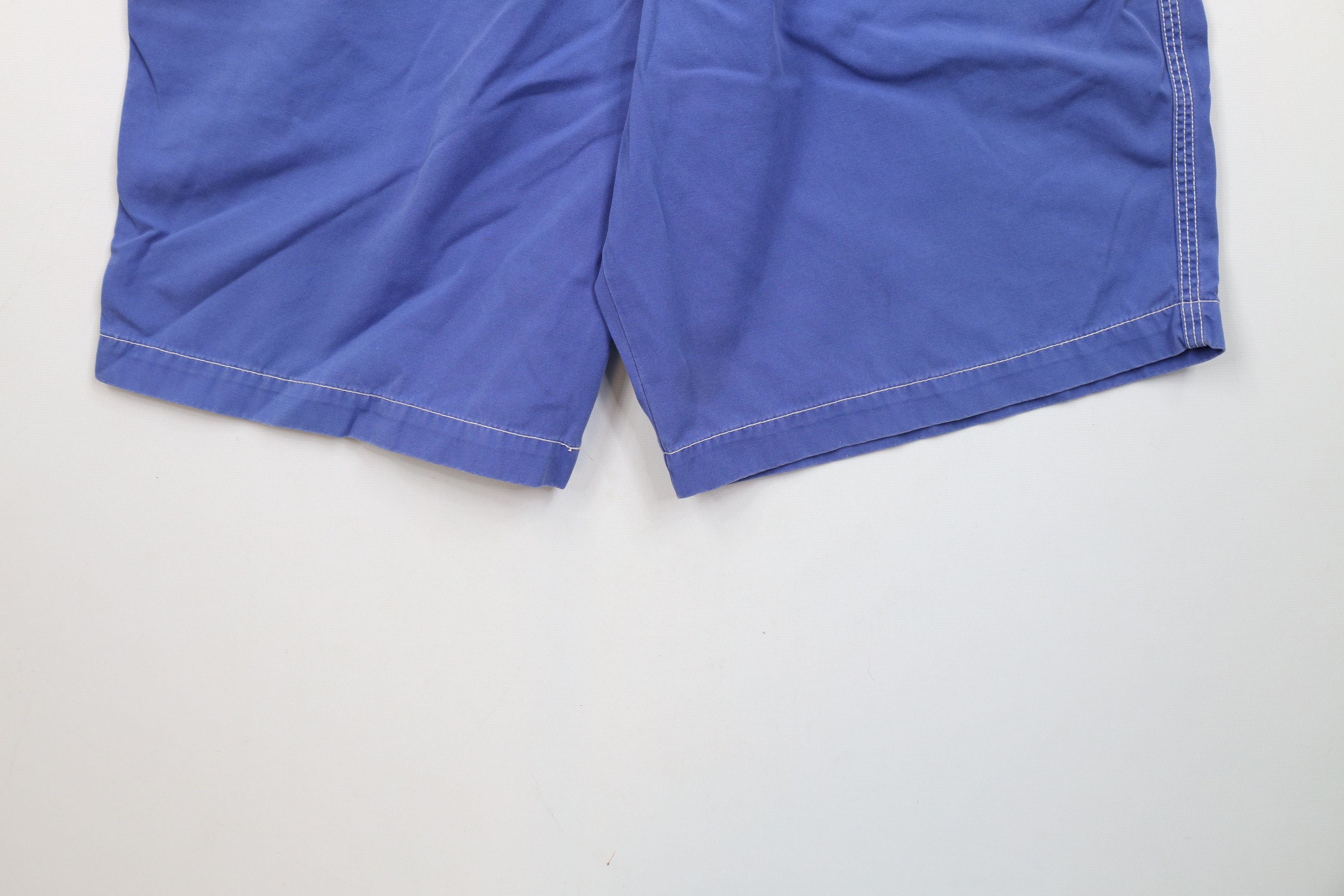 Eddie Bauer × Vintage Vintage 90s Eddie Bauer Button Fly Bermuda Chino Shorts Blue Size 30" / US 8 / IT 44 - 4 Thumbnail