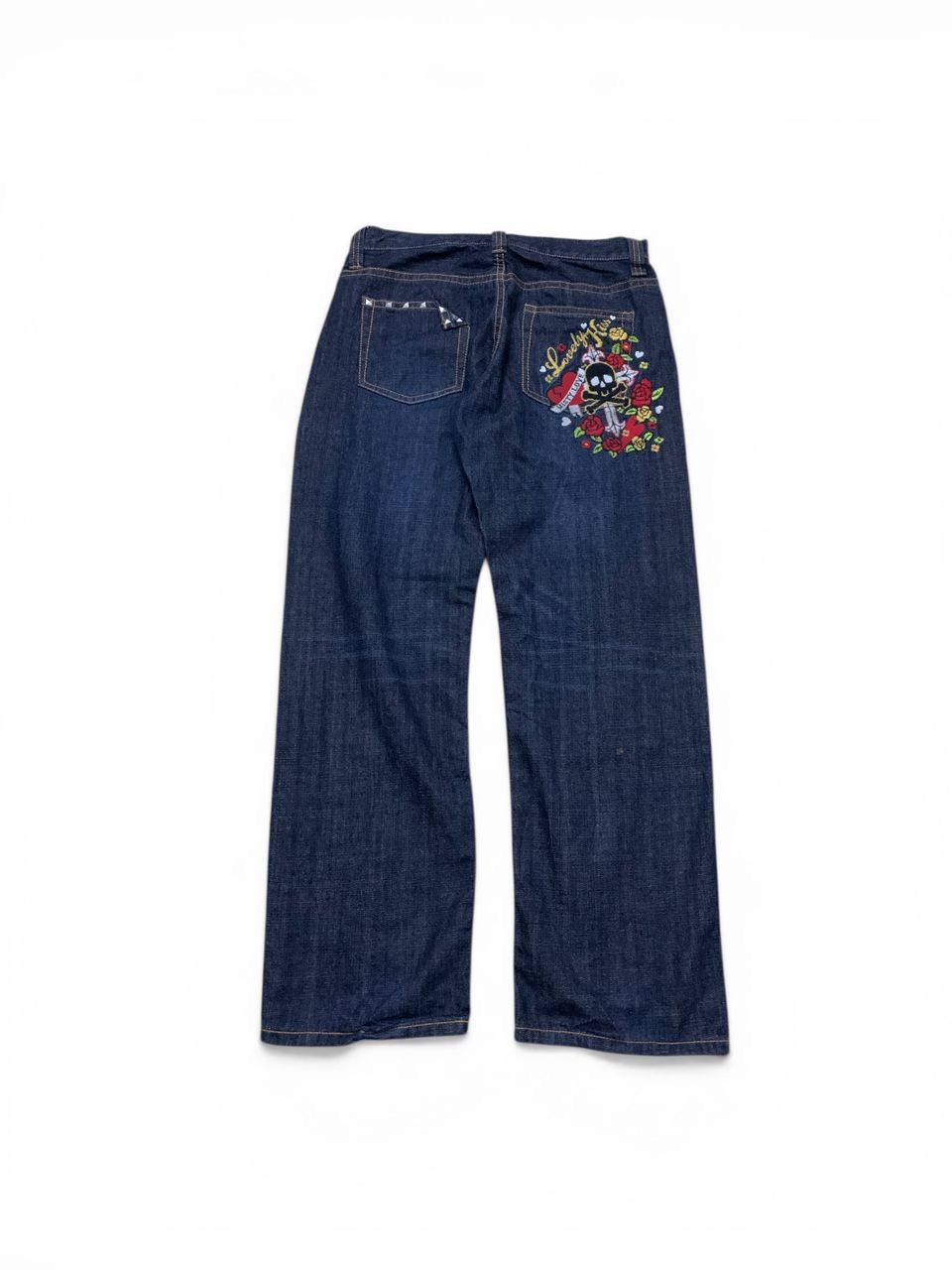 If Six Was Nine Vintage Japanese Brand Histy Love Jeans 2000 Size US 32 / EU 48 - 1 Thumbnail