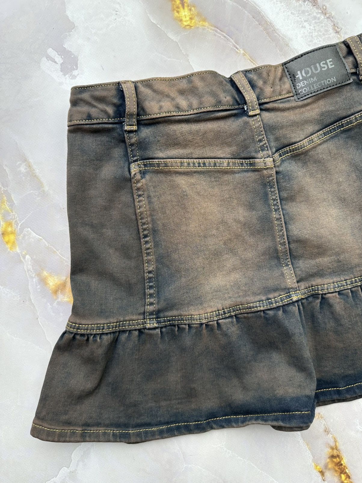 Japanese Brand Vintage Flared Mini Skirt Size 24" / US 00 / IT 34 - 6 Thumbnail