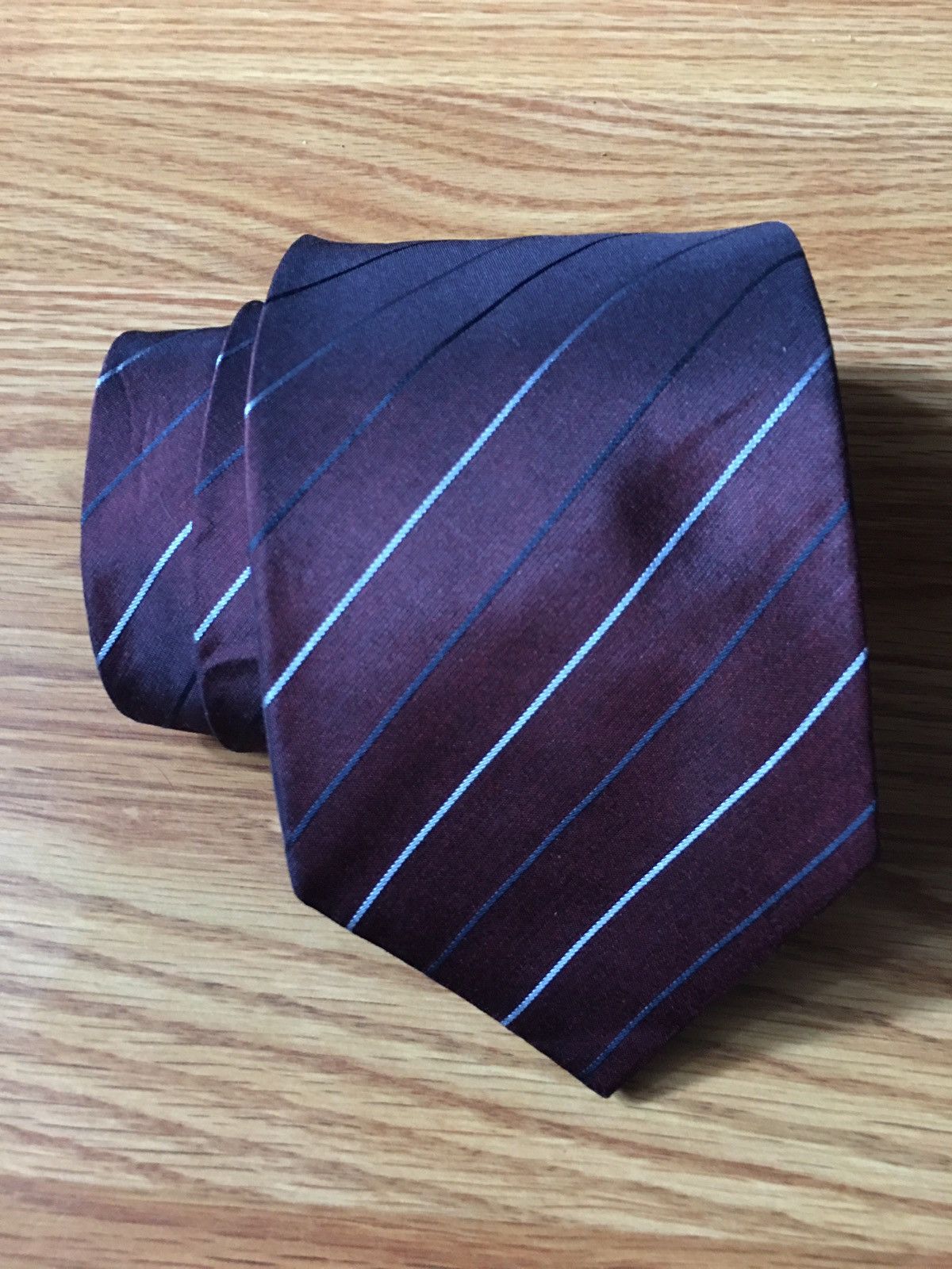 Dolce & Gabbana Dolce & Gabbana Chameleon Stripped Silk Mens Tie Size ONE SIZE - 2 Thumbnail