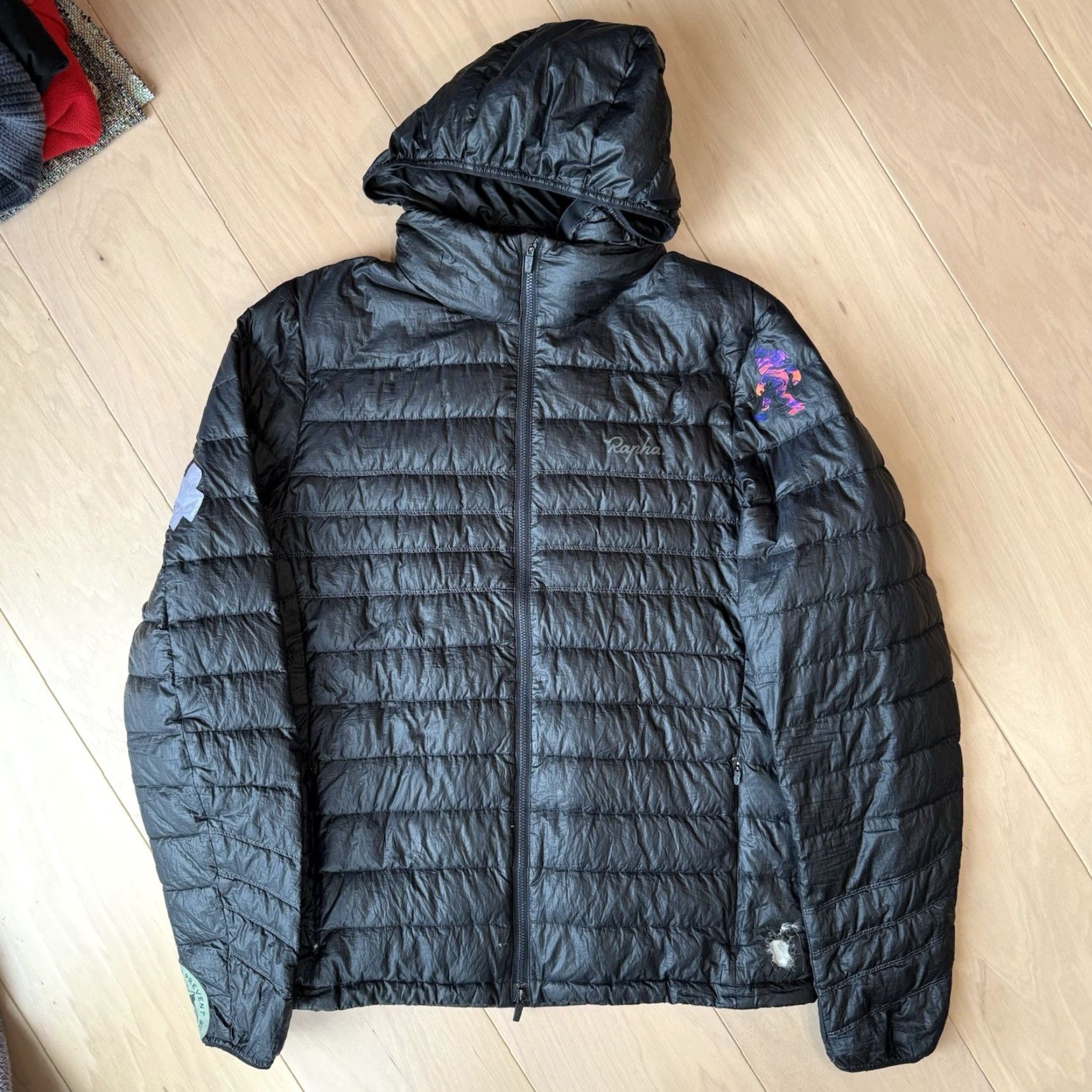 Rapha Rapha Explore Down Jacket Medium Black Full Zip Insulated Cycling Outerwear Mens Jacket Size US M / EU 48-50 / 2 - 2 Thumbnail