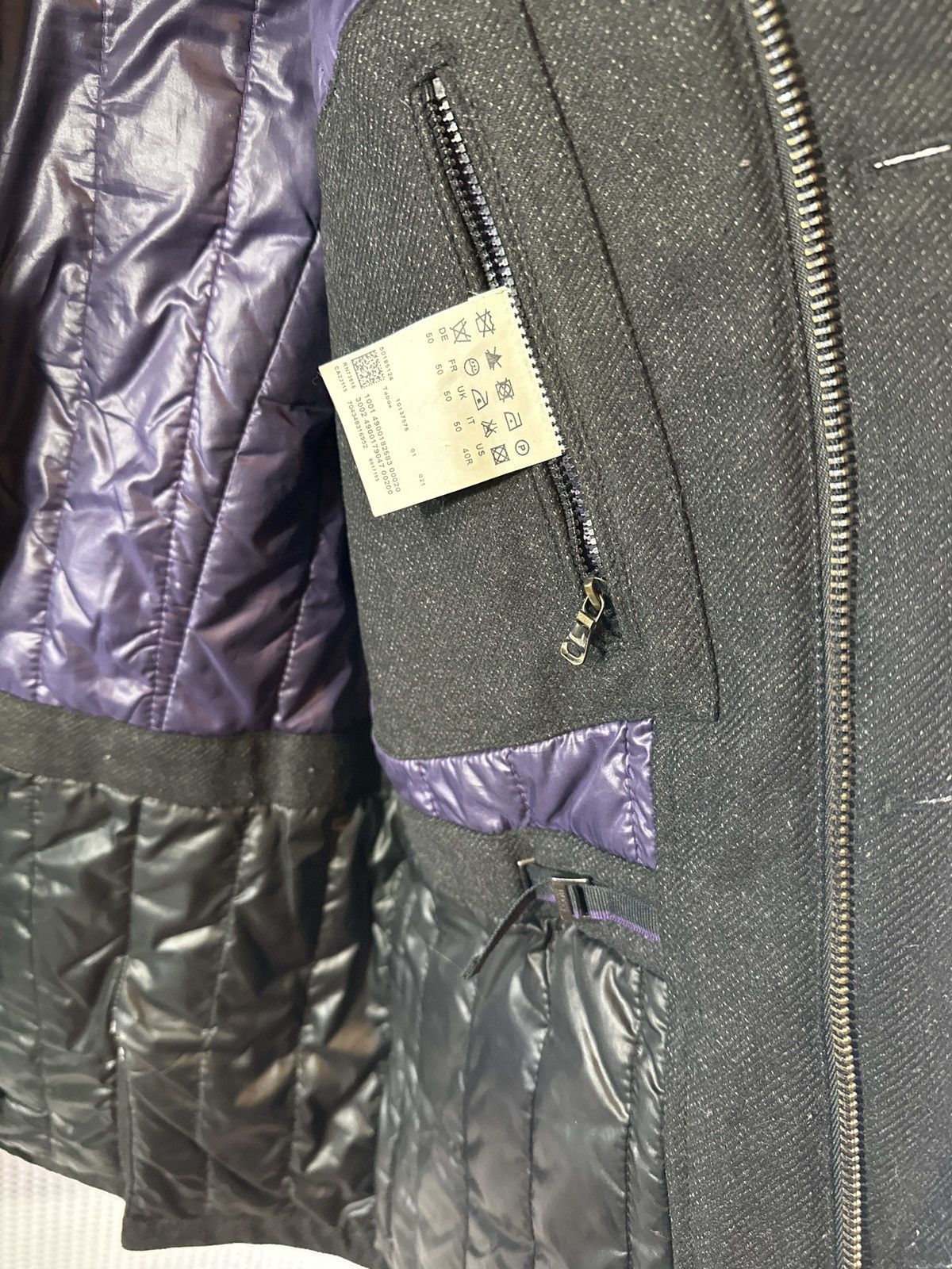 Hugo Boss BOSS Hugo Tabox Black Label Winter Jacket Anthracite Wool Size US L / EU 52-54 / 3 - 12 Thumbnail