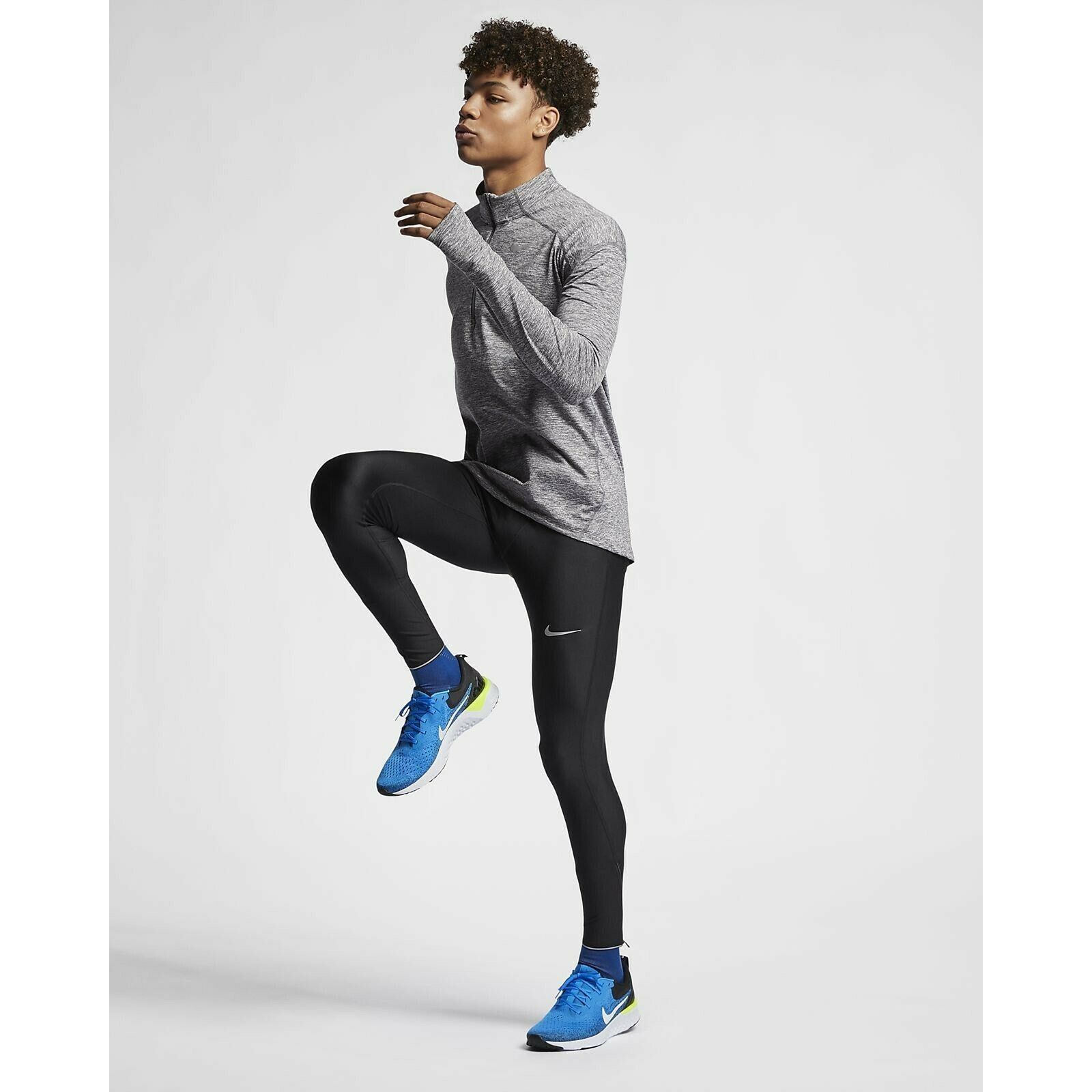 Nike Mobility Running Dry Compression Tights Blk Mens Small