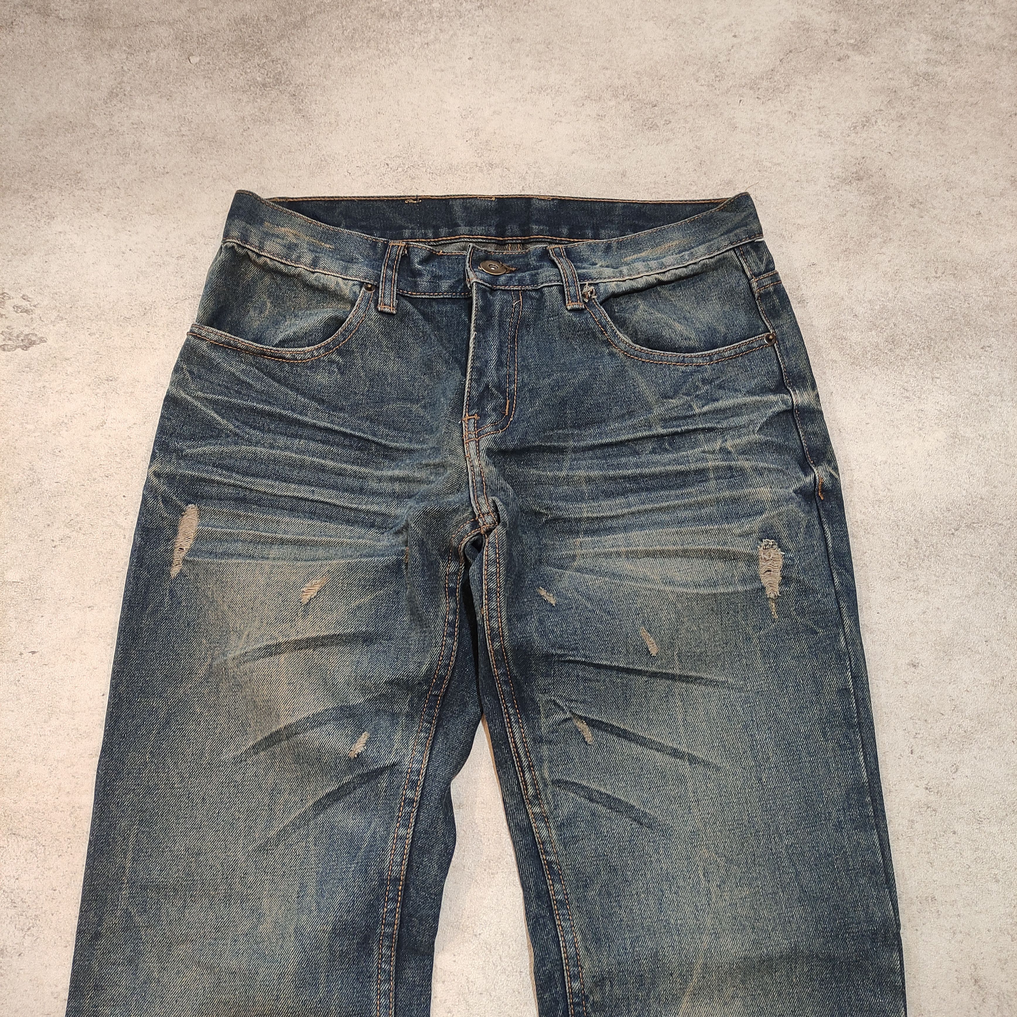 Tornado Mart Japanese Archive Flared Denim Style Tornado Mart Vkei Size US 31 - 6 Thumbnail