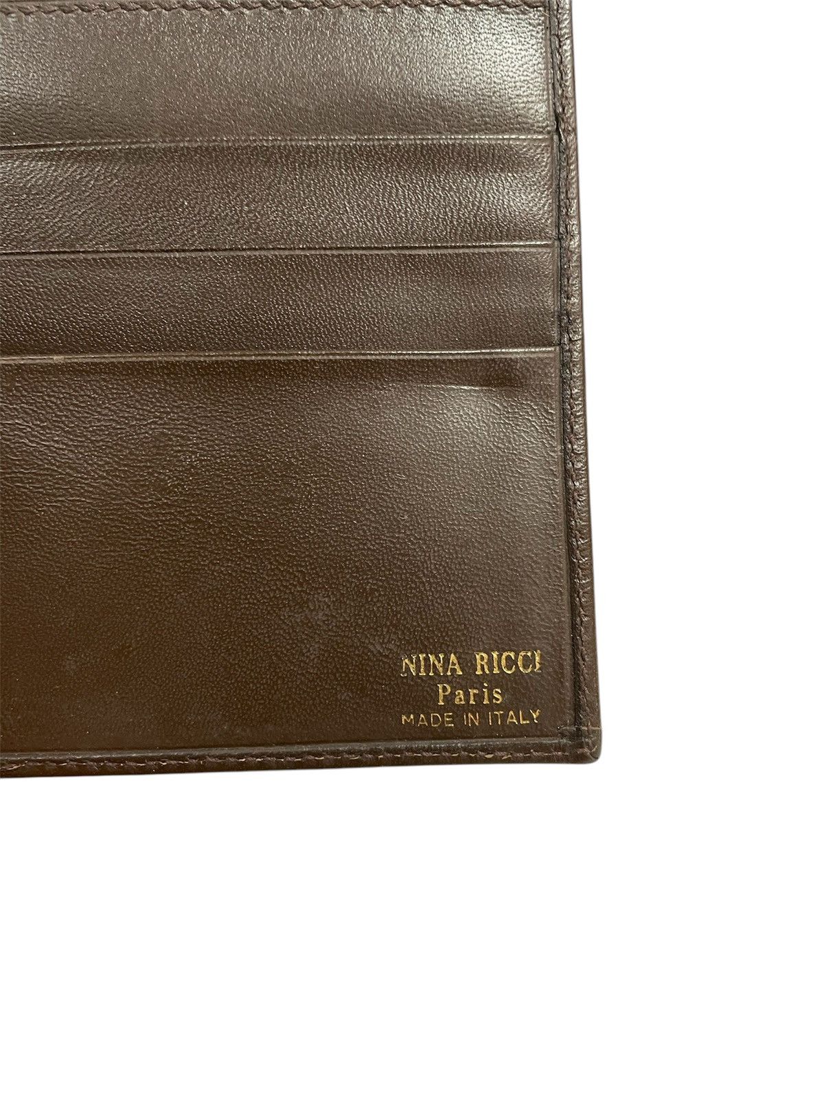 Other 💯 AUTHENTIC NINA RICCI MONOGRAM MENS LEATHER WALLET Size ONE SIZE - 2 Thumbnail