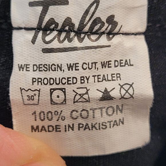 Other Tealer High Waisted Black Cargo Pants - Eu Large Size 29" - 8 Thumbnail