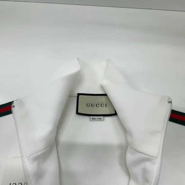 Gucci Gucci Women's Knitted Zip Jacket in White-2507 Size M / US 6-8 / IT 42-44 - 9 Thumbnail