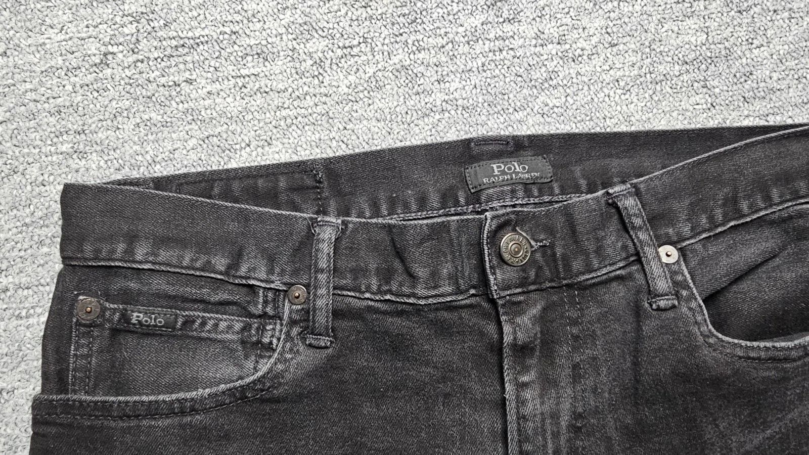 Polo Ralph Lauren Polo Ralph Lauren Eldridge Skinny Jeans W33 L34 Black Size US 33 - 4 Thumbnail