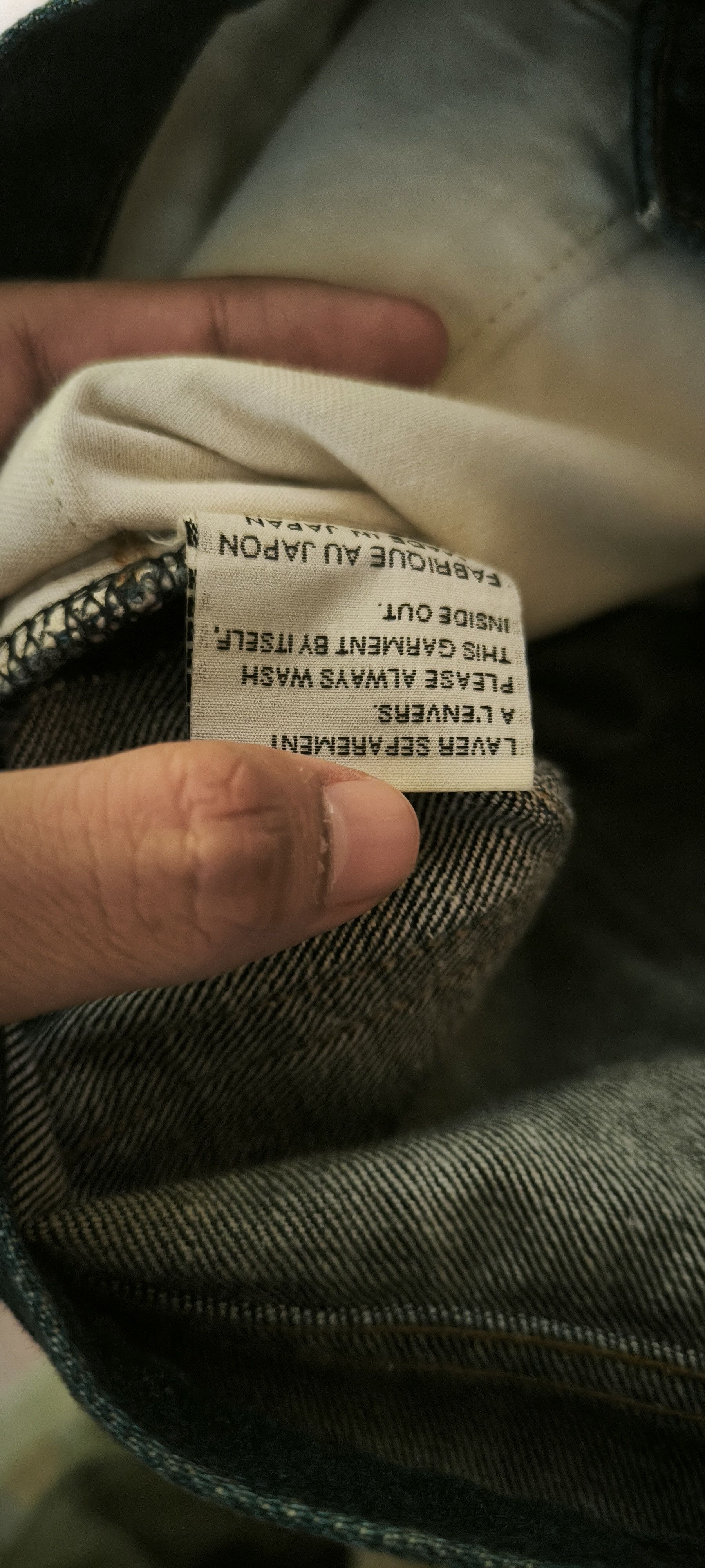 Dior × Hedi Slimane SS04 Dior Vintage Fading Strip Jeans Size US 32 / EU 48 - 10 Thumbnail