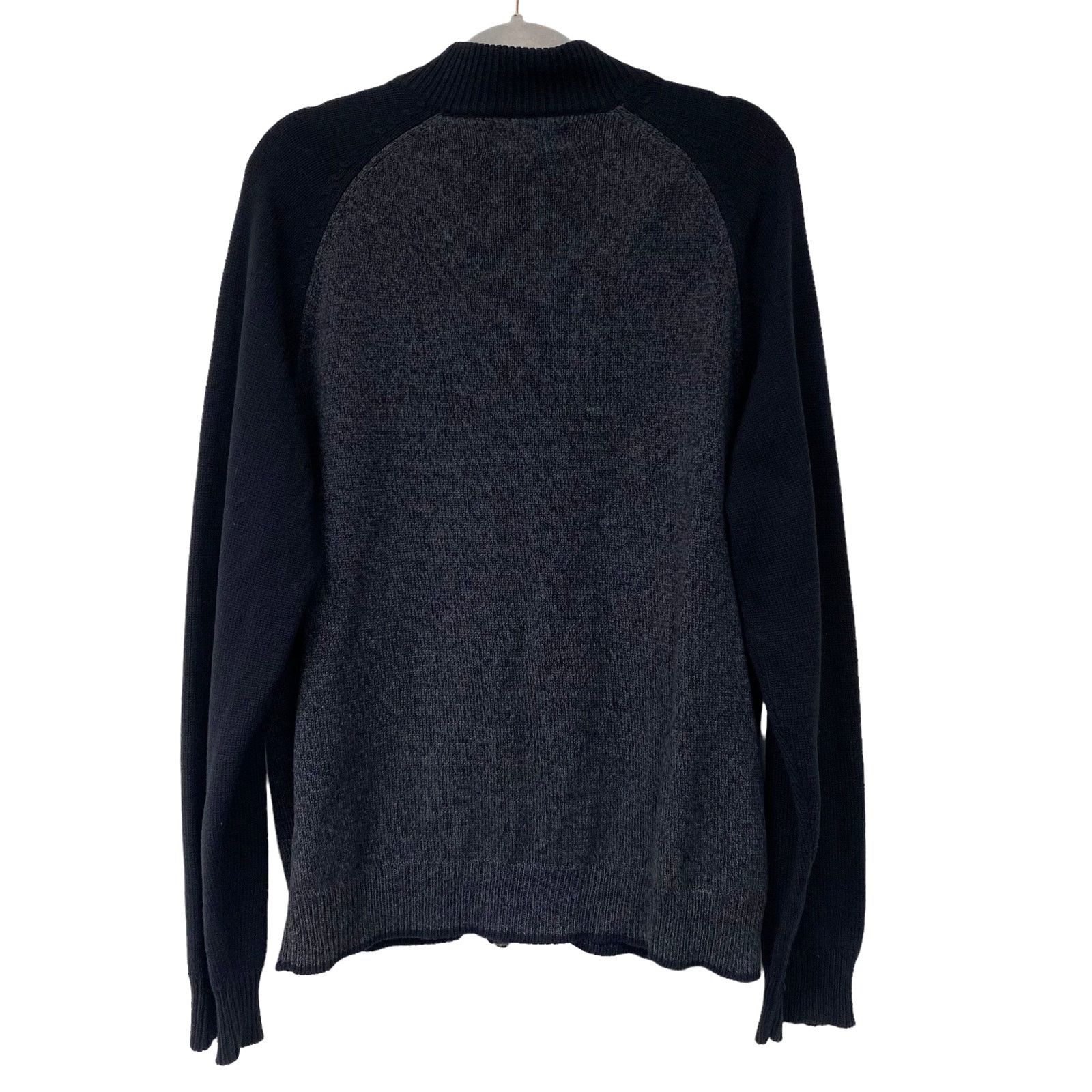 BKE BKE Mens Size L Heathered Mockneck Zip Up Sweater Size US L / EU 52-54 / 3 - 7 Thumbnail