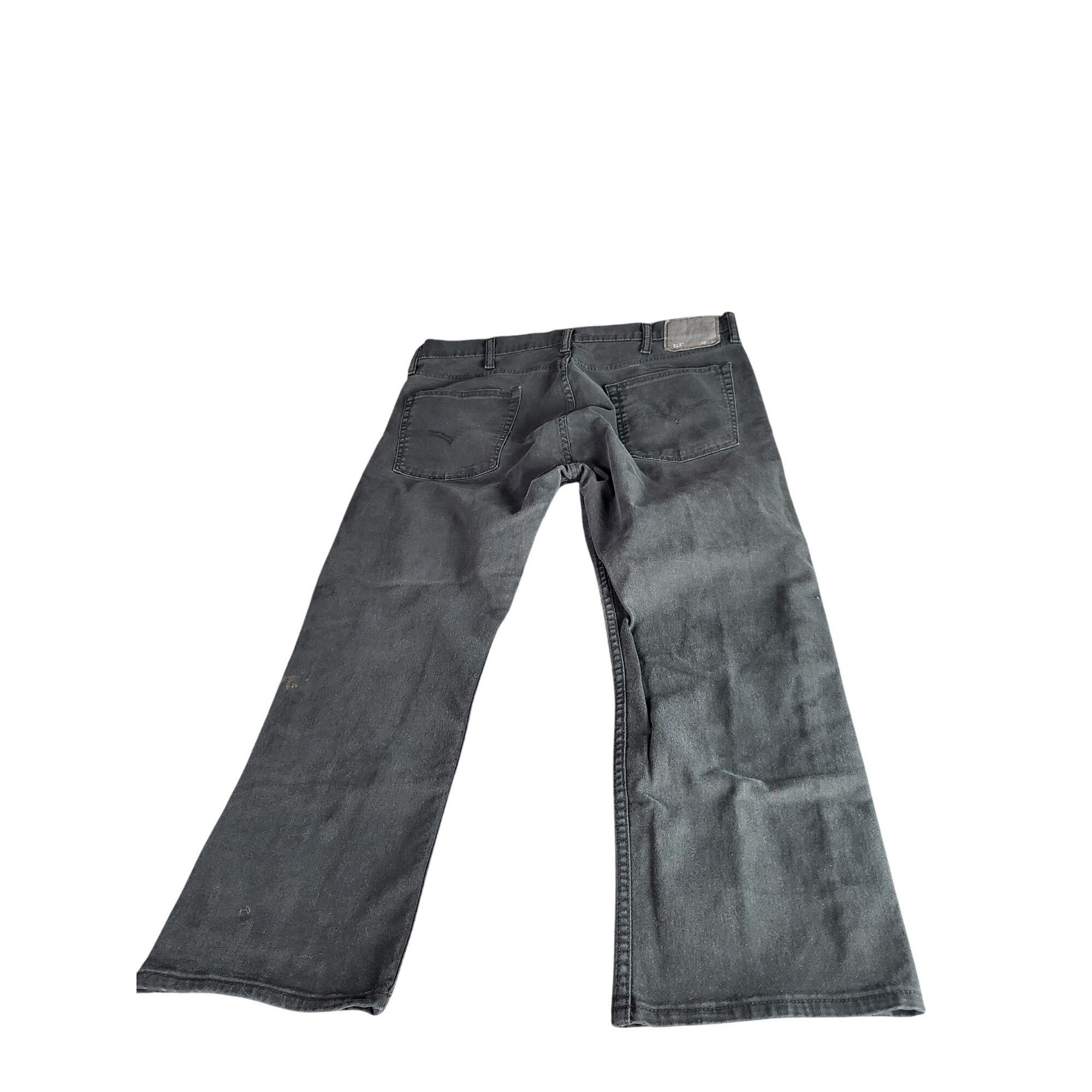 Levi's Levi's 513 Charcoal Black Jeans Men Sz 38X30 Straight Leg Pu Size US 38 / EU 54 - 2 Thumbnail