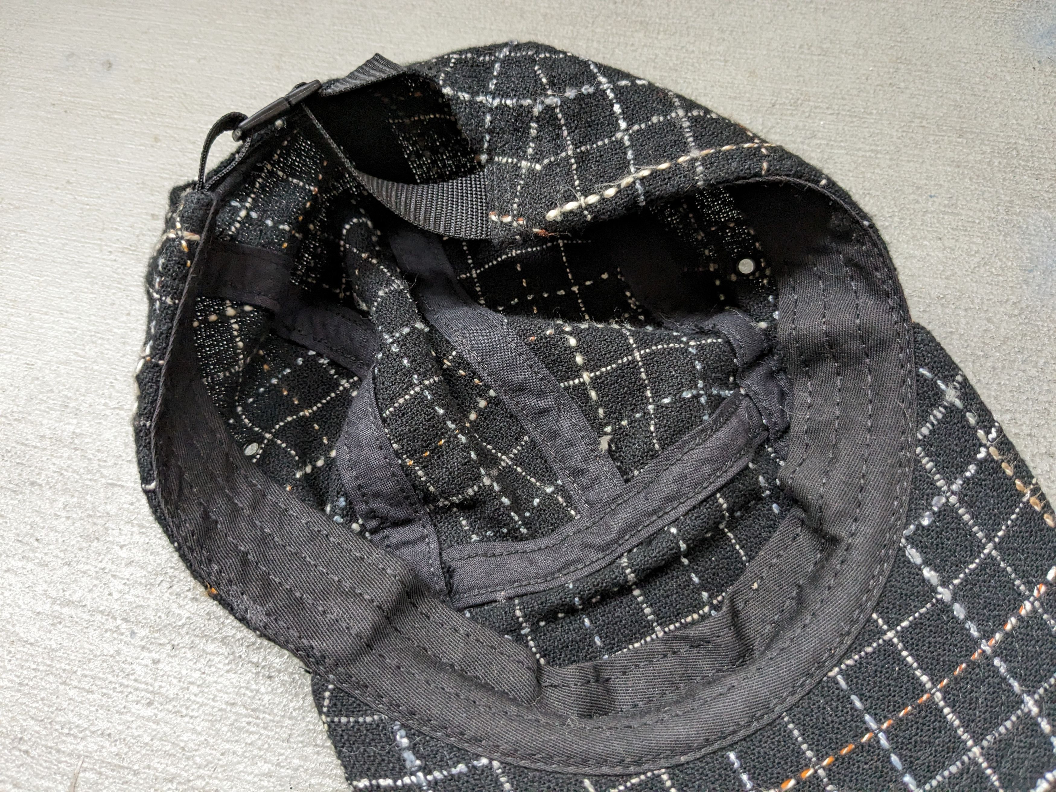 Supreme Supreme Boucle Camp Cap Black White Grid FW18 BOGO Size ONE SIZE - 11 Thumbnail