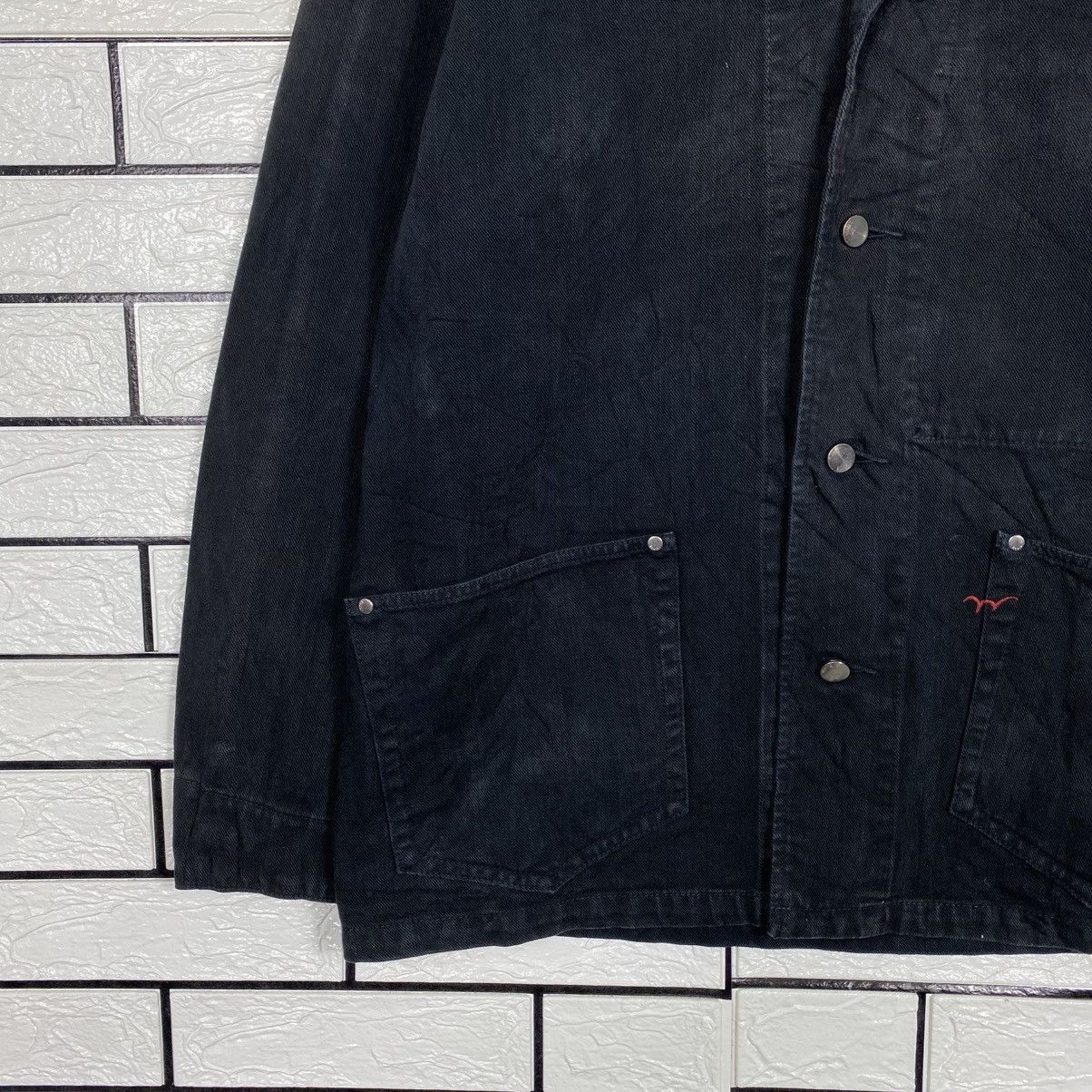Japanese Brand 📌Vintage Chore Jacket Edwin 503 Duck Canvas Size US S / EU 44-46 / 1 - 5 Thumbnail