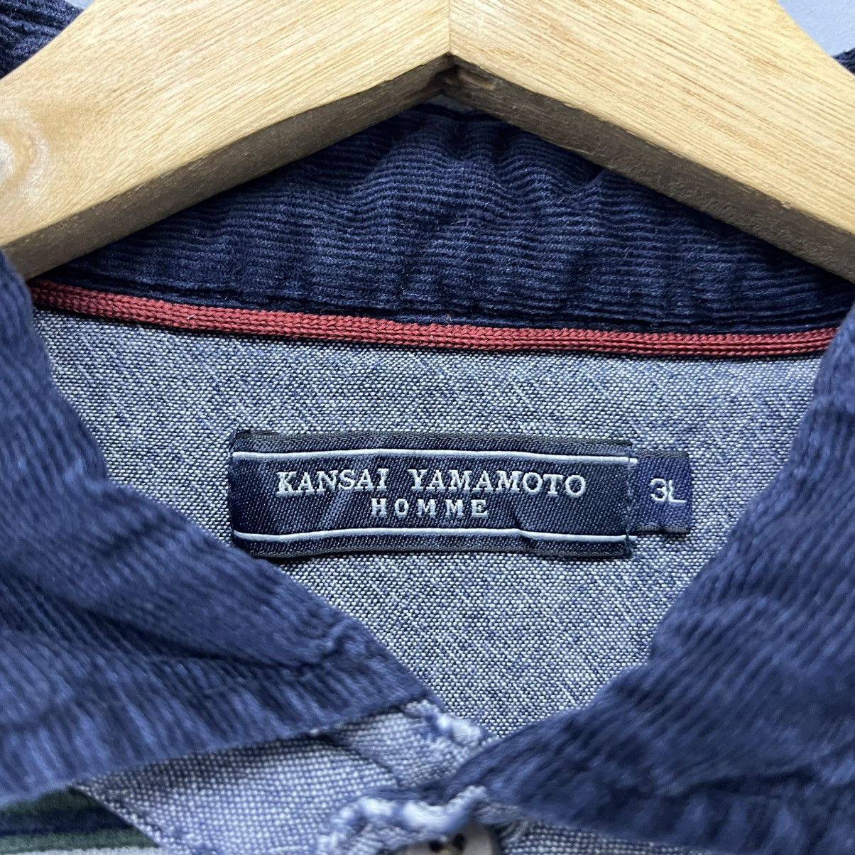 Kansai Yamamoto Kansai Yamamoto Striped Polo Rugby Shirt Size US L / EU 52-54 / 3 - 7 Thumbnail