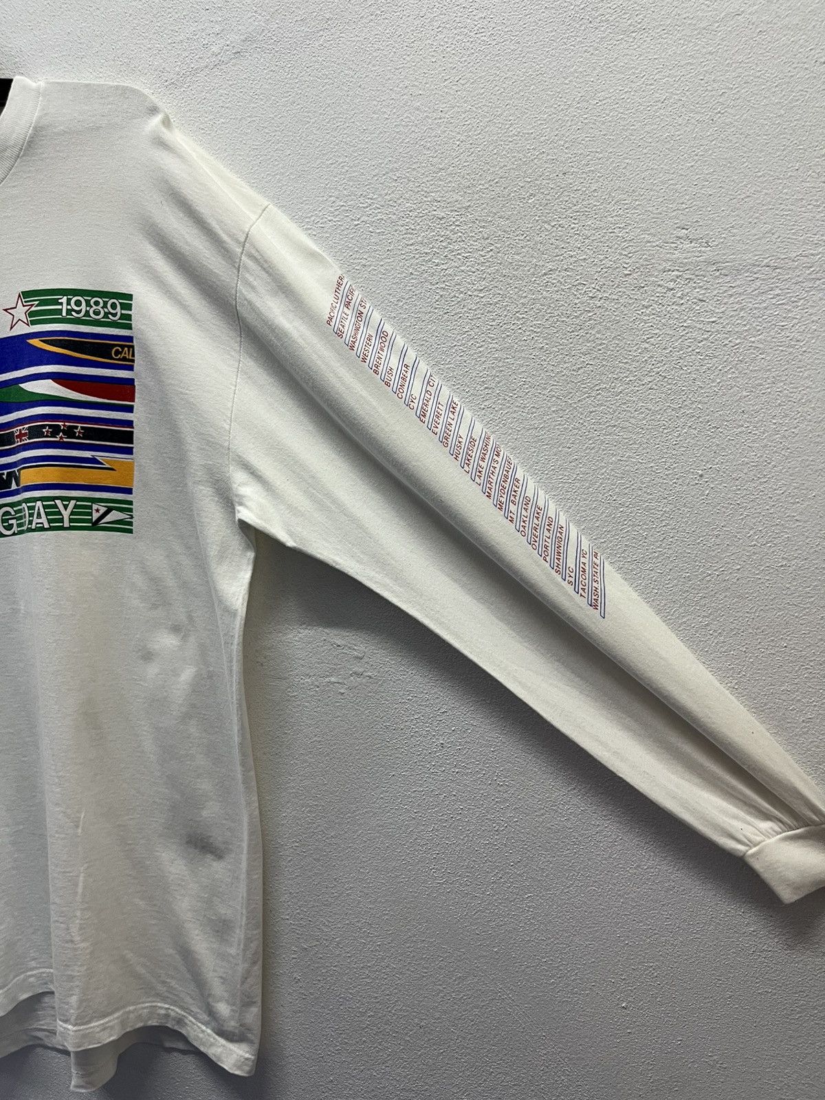 Vintage VINTAGE STEDMAN SEATTLE ROWING CENTENNIAL OPENING DAY SHIRT Size US XL / EU 56 / 4 - 4 Thumbnail