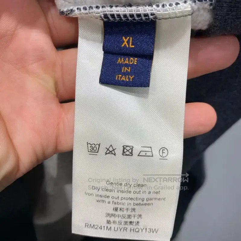 Louis Vuitton Louis Vuitton Gray Cotton Men's Sweatshirt . Size US XL / EU 56 / 4 - 4 Thumbnail