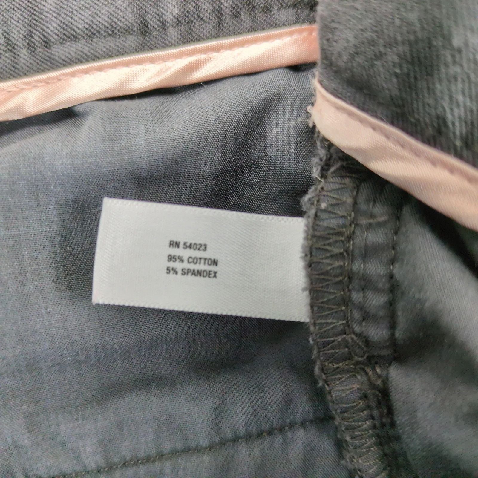 Gap Y2K Gap Slim Cropped Stretch Pants Women's 12 34x25" Black Size 34" / US 12 / IT 48 - 9 Thumbnail