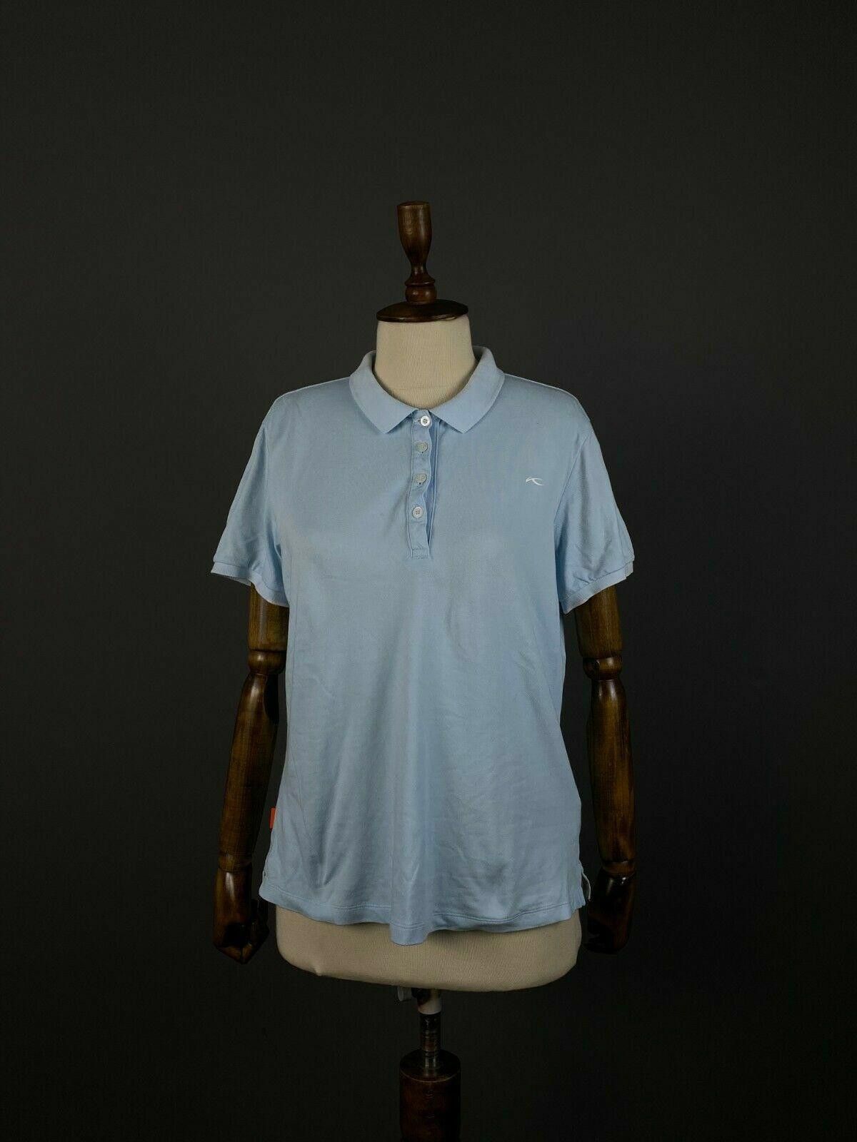 KJUS KJUS Blue Short Sleeve Polo Shirt Size 42 / XL Size XL / US 12-14 / IT 48-50 - 1 Thumbnail