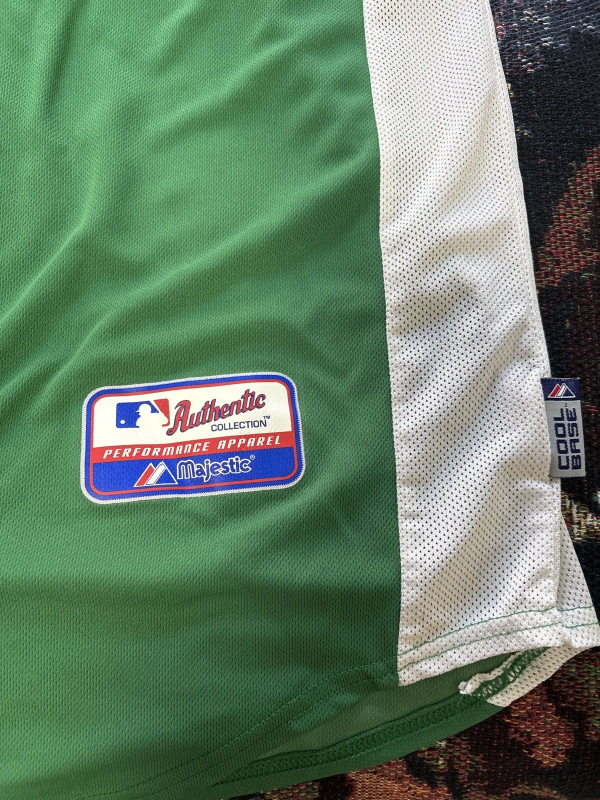 MLB Red Sox green jersey Size US XL / EU 56 / 4 - 4 Thumbnail