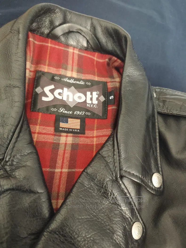Schott Schott 626 Leather Jacket Size US S / EU 44-46 / 1 - 5 Thumbnail
