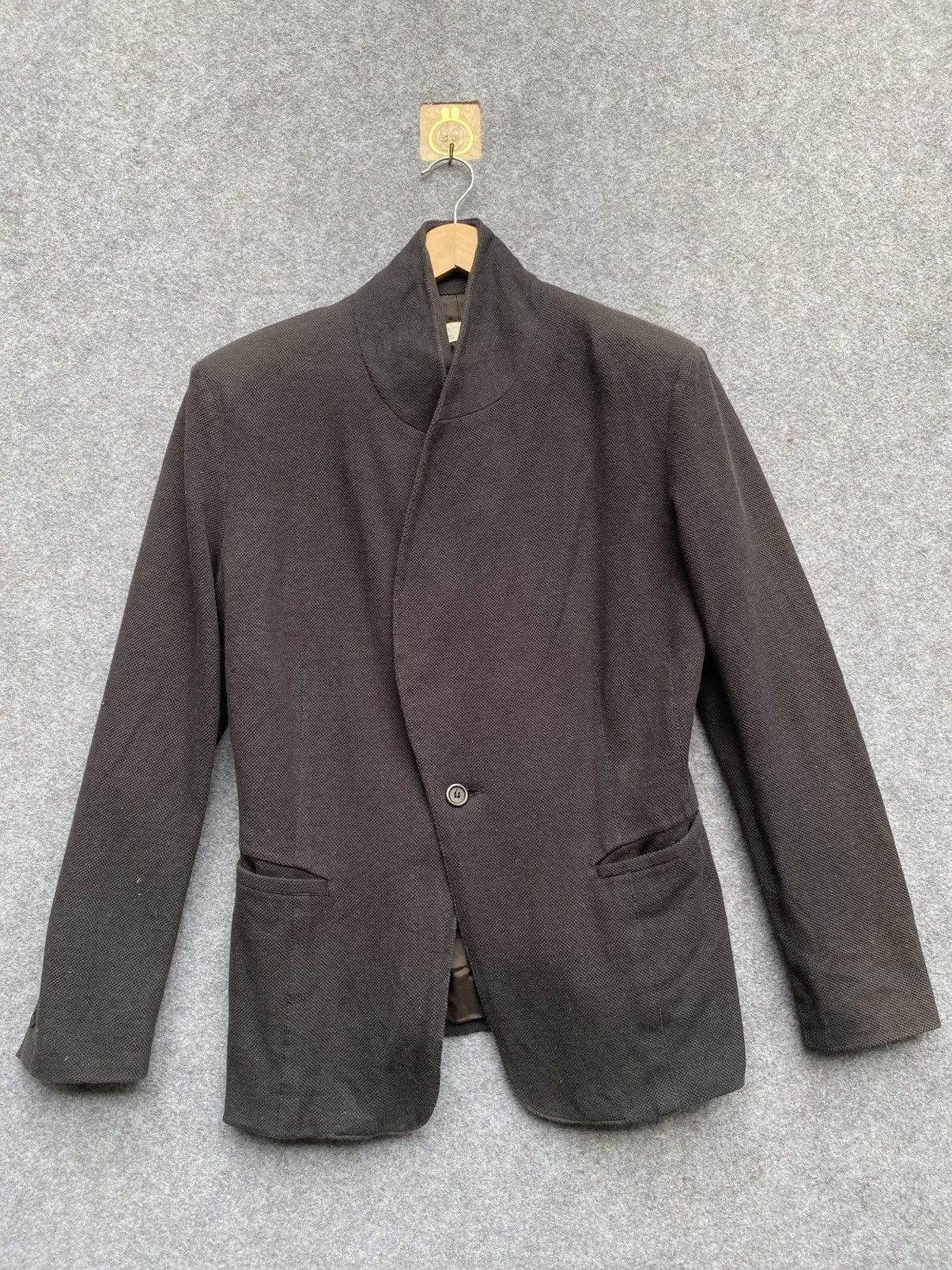 Yohji Yamamoto Yohji Yamamoto "The Ginza Story" Shawl Collar Knit Blazer Size S / US 4 / IT 40 - 1 Thumbnail