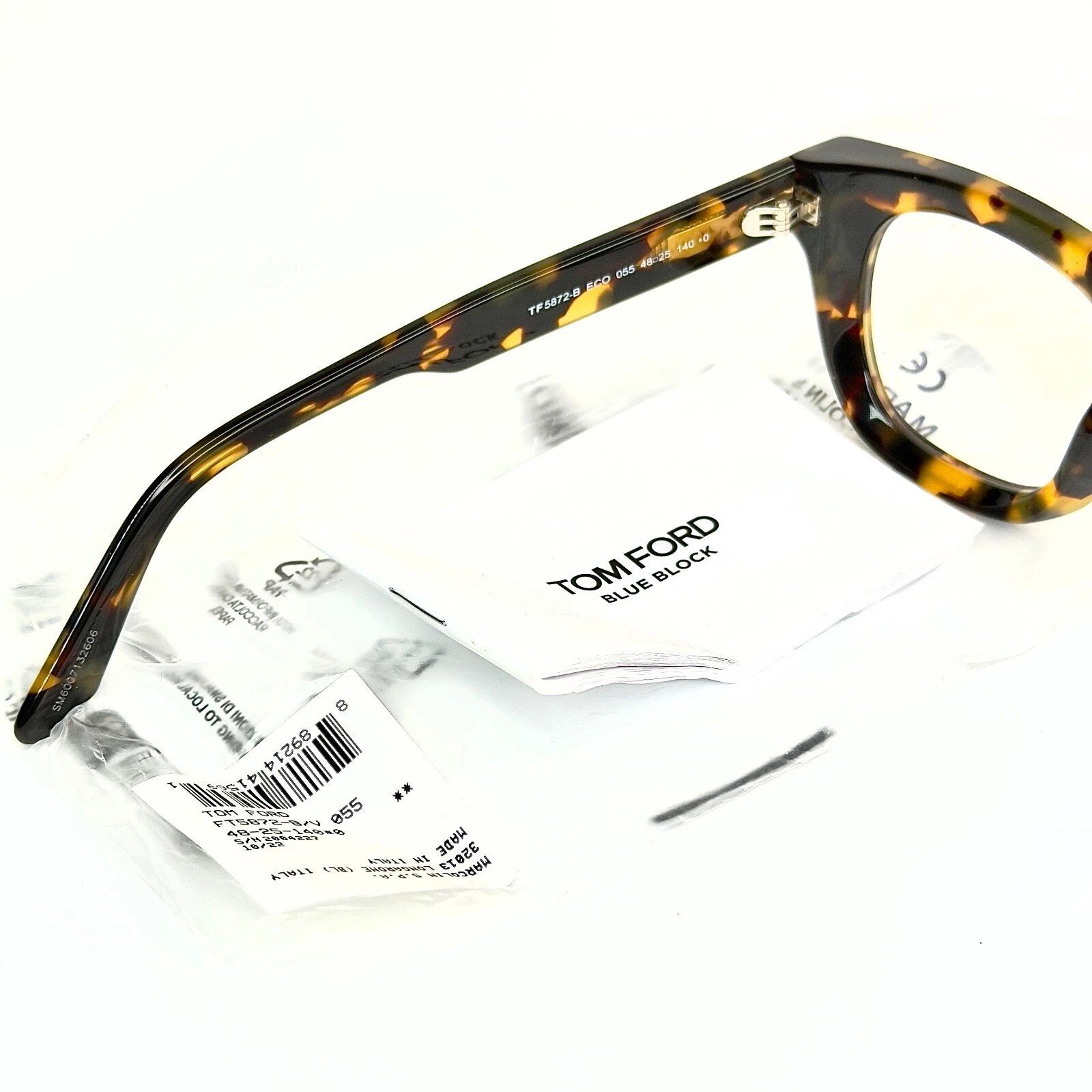 Tom Ford TOM FORD TF5872B 055 Brown Optical Eyeglass 5872 FT5872 Size ONE SIZE - 6 Thumbnail