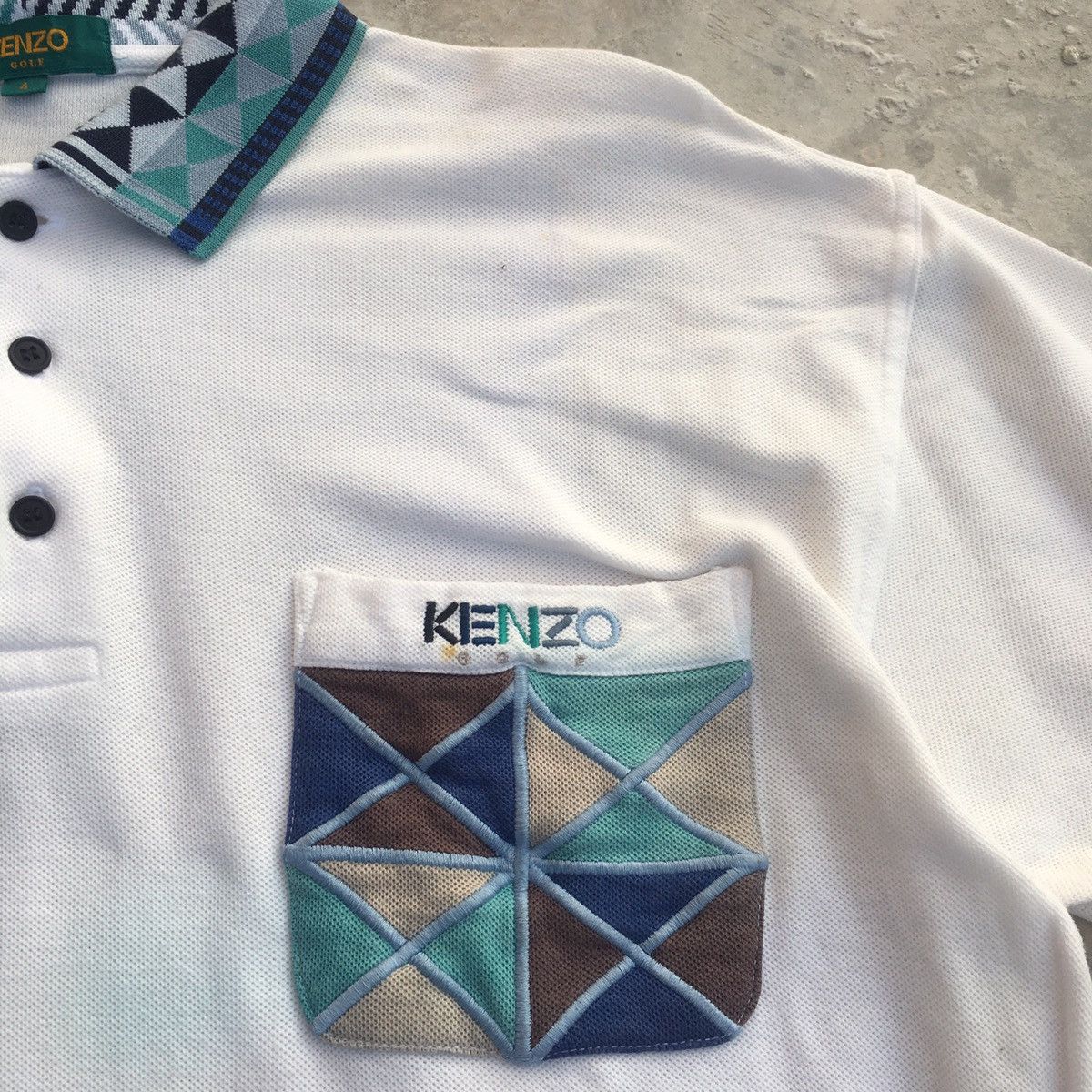 Japanese Brand × Kenzo Vintage KENZO GOLF Polo Shirt Size US L / EU 52-54 / 3 - 7 Thumbnail