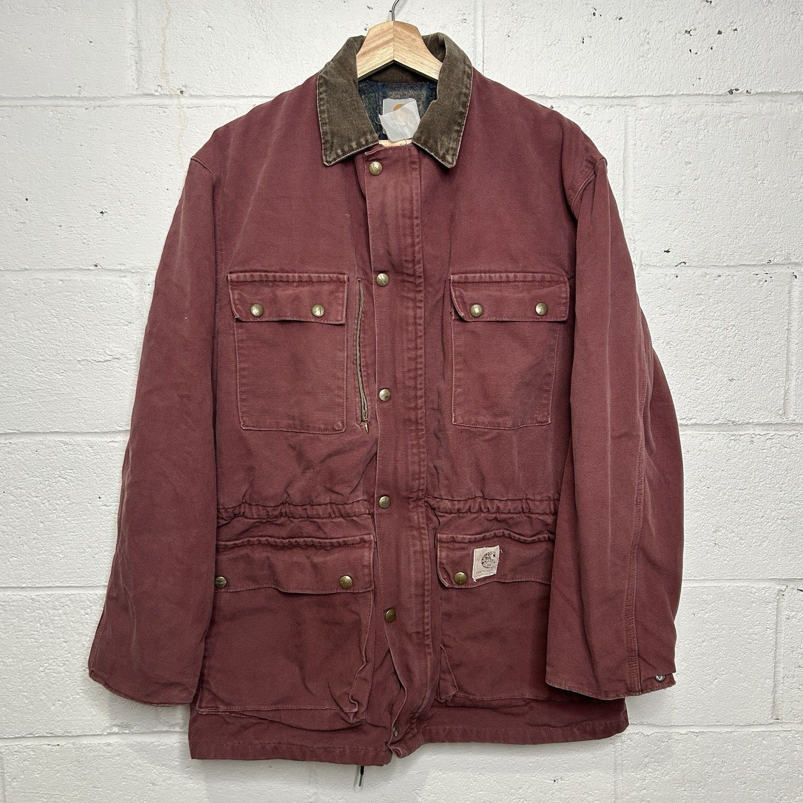 Carhartt Vintage Carhartt Blanket-Lined Trail Jacket “Redwood” PB1136 Size US M / EU 48-50 / 2 - 1 Thumbnail