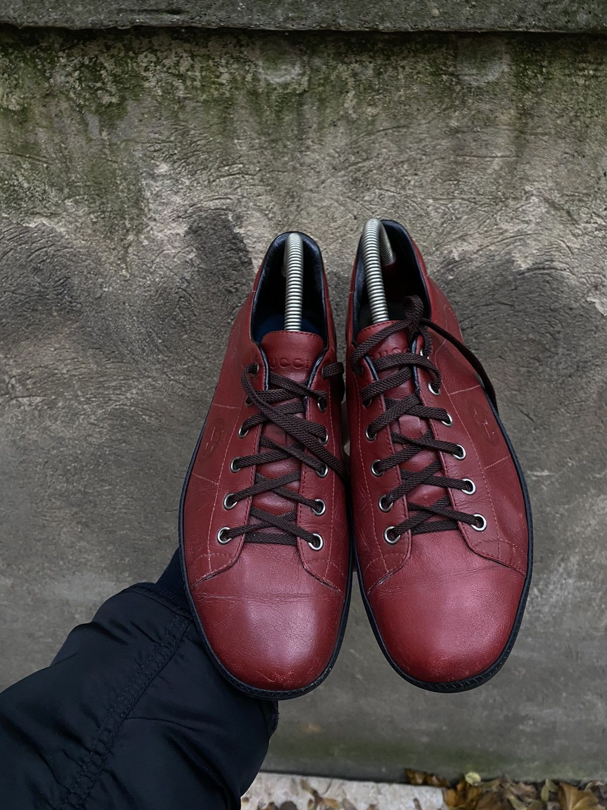 Gucci Gucci Leather Sneakers Size US 7.5 / EU 40-41 - 3 Thumbnail